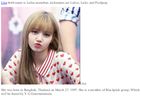 Shati la Blackpink Lisa lenye Alama za Mioyo Picha ya Ukuta