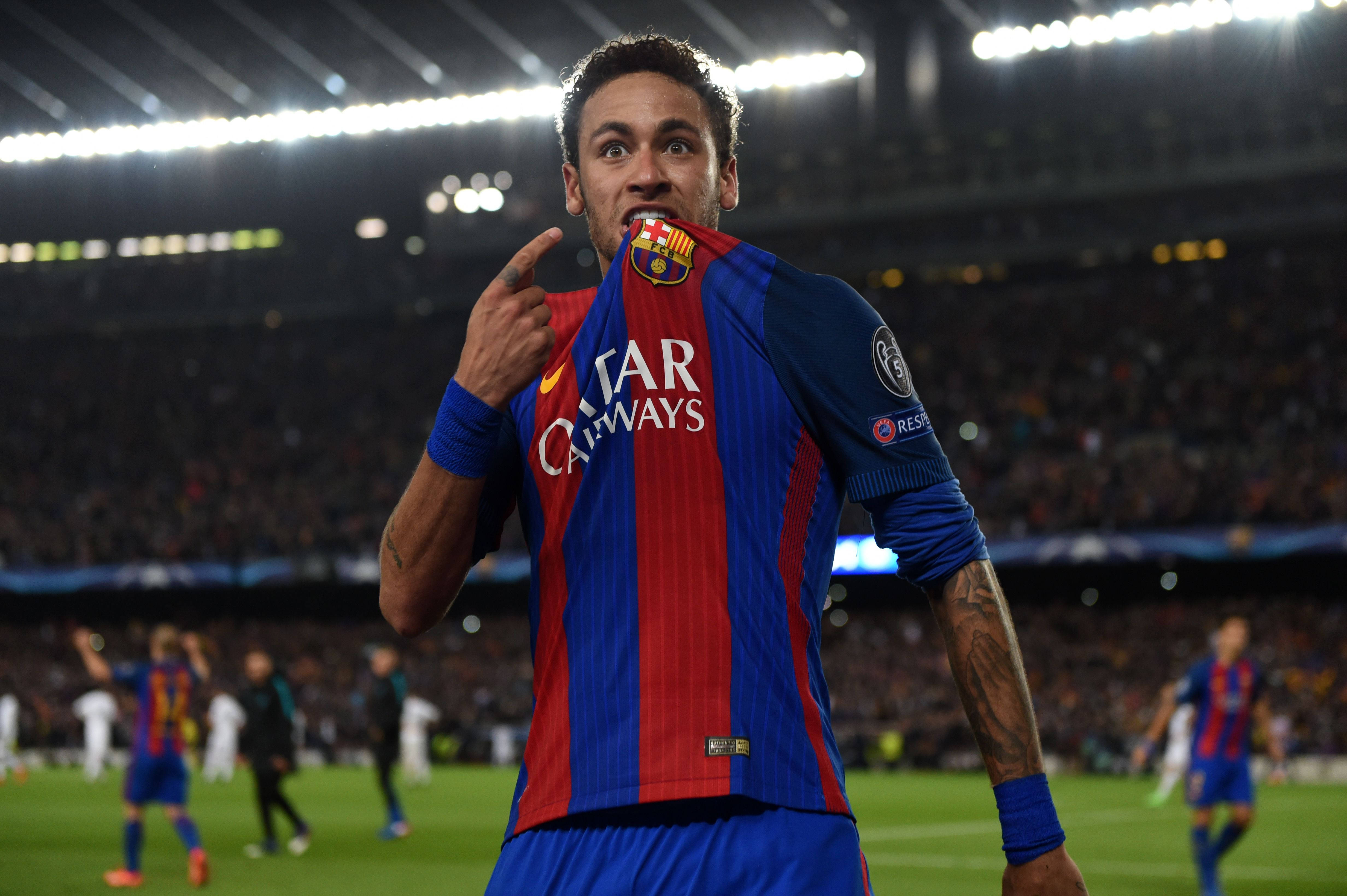 Shati la Kuvutia la Neymar Jr Akijionesha Picha ya Ukuta