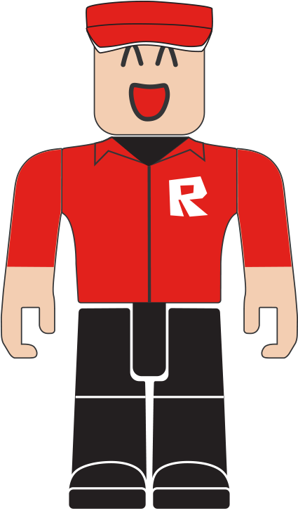 Shati Nyekundu la Roblox na Alama ya R Picha ya Ukuta