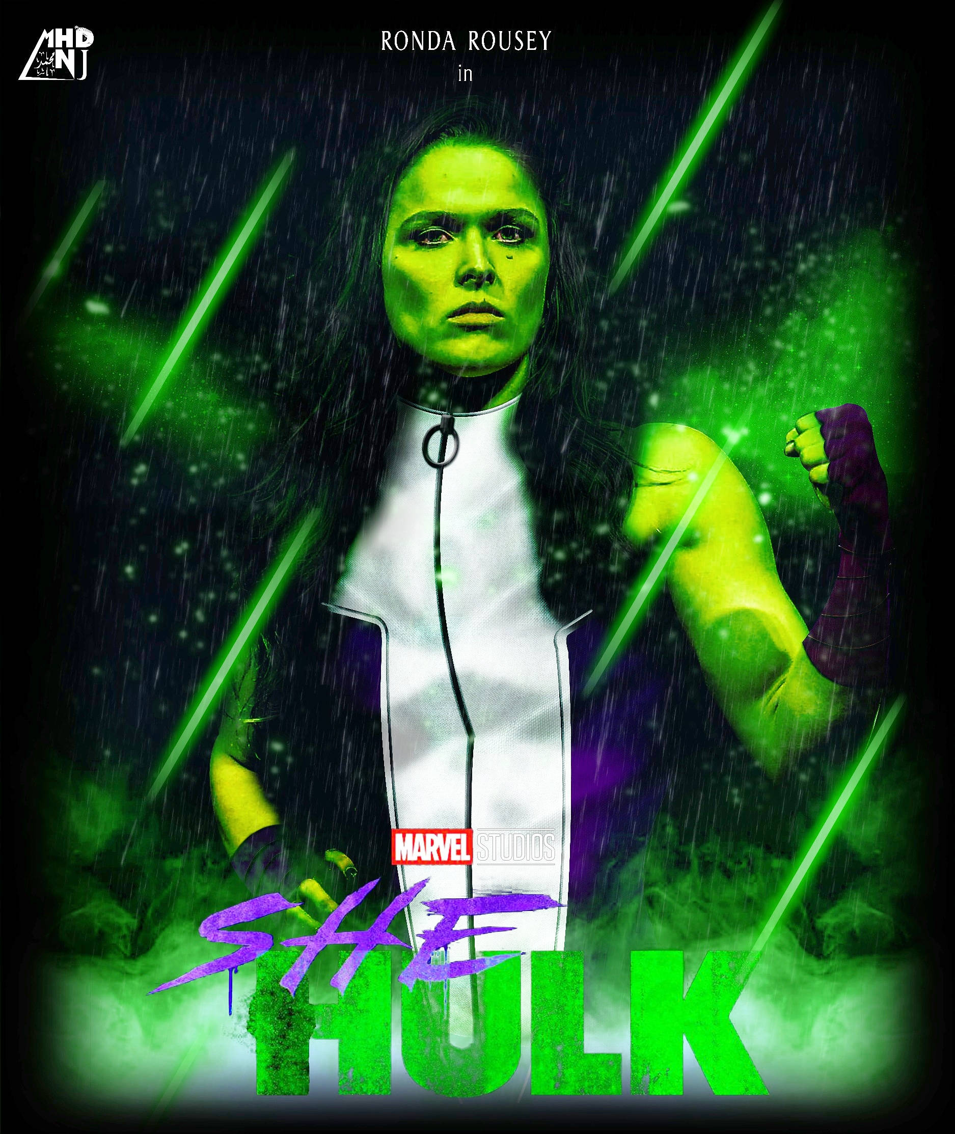 She Hulk Ronda Rousey Picha ya Ukuta