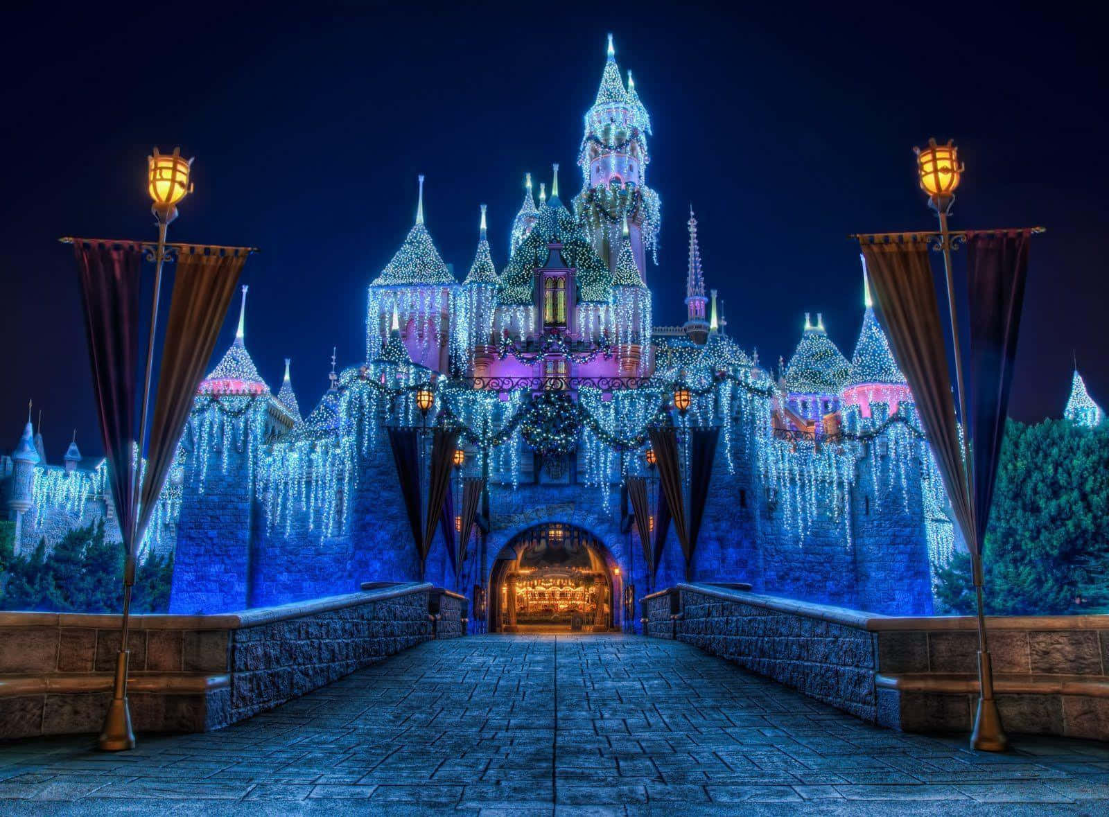 Sherehe Kwa Sihri ya Krismasi na Disney! Picha ya Ukuta