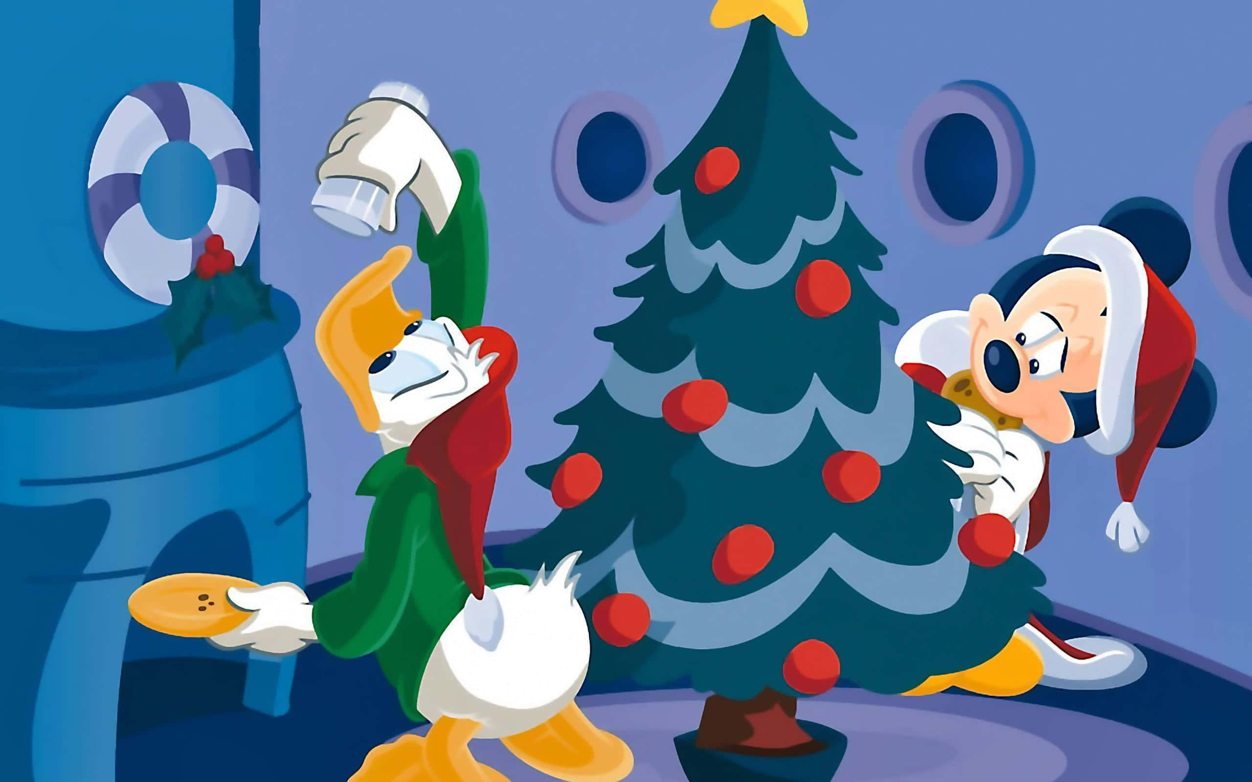 Sherehe Msimu wa Ajabu wa Mwaka na Disney! Picha ya Ukuta