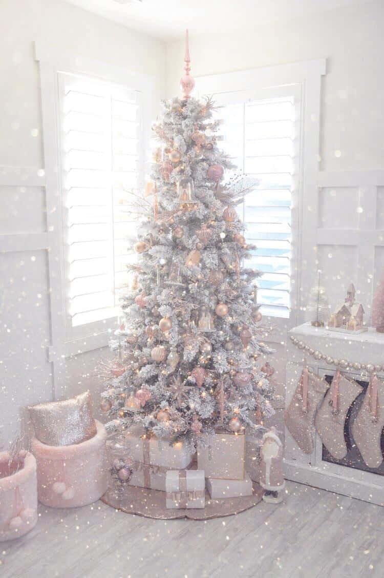 Sherehe Msimu wa Krismasi na Aesthetic ya Krismasi Picha ya Ukuta
