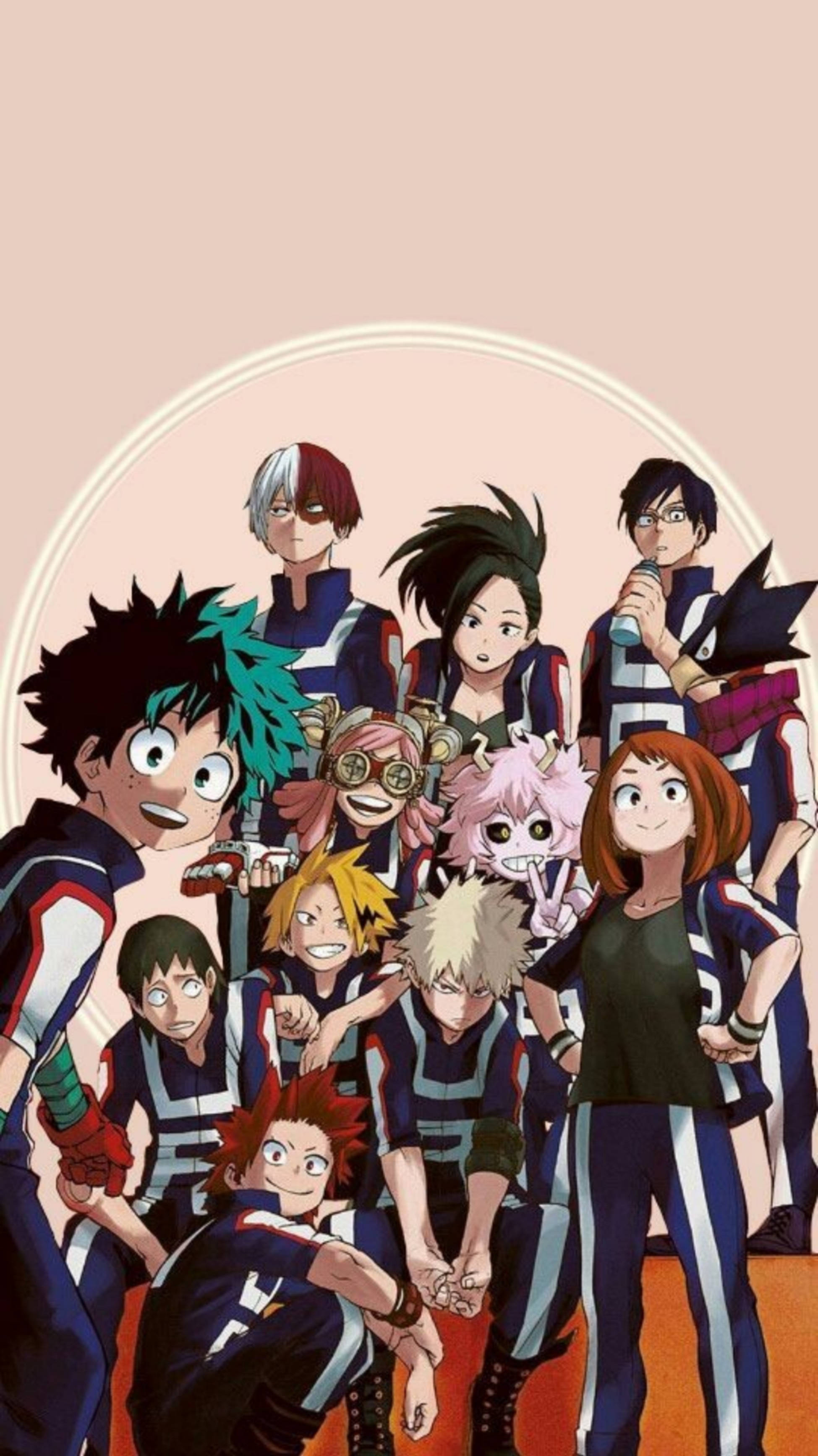 Sherehe za Michezo za U.A My Hero Academia iPhone Picha ya Ukuta