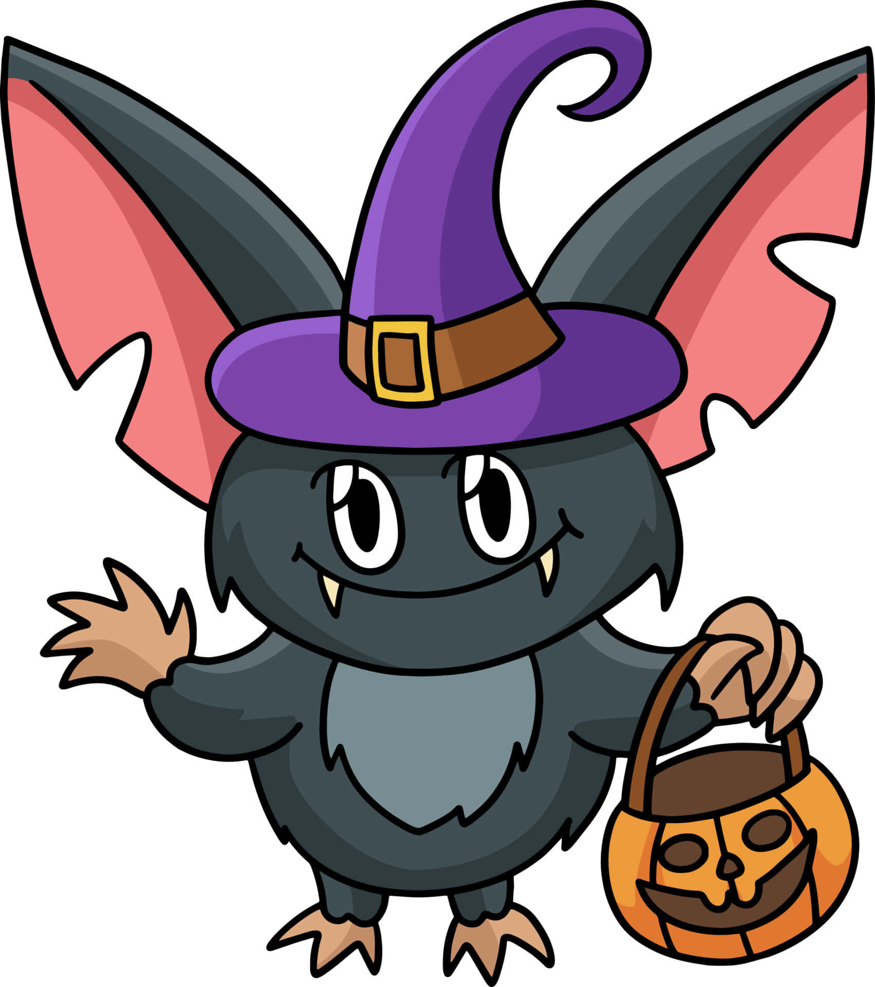 Sherehekea Halloween na Katuni! Picha ya Ukuta