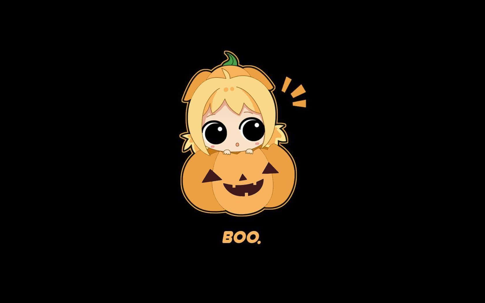 Sherehekea Halloween na Mrembo Huyu! Picha ya Ukuta