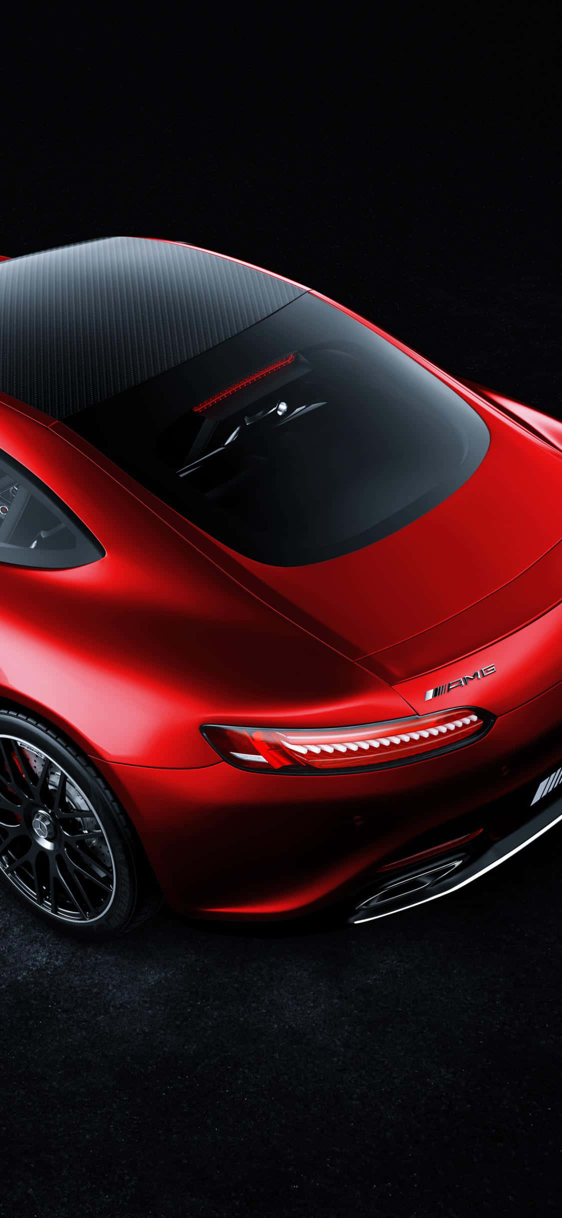 Shining Red iPhone Xs Mercedes Amg Mandhari Picha ya Ukuta