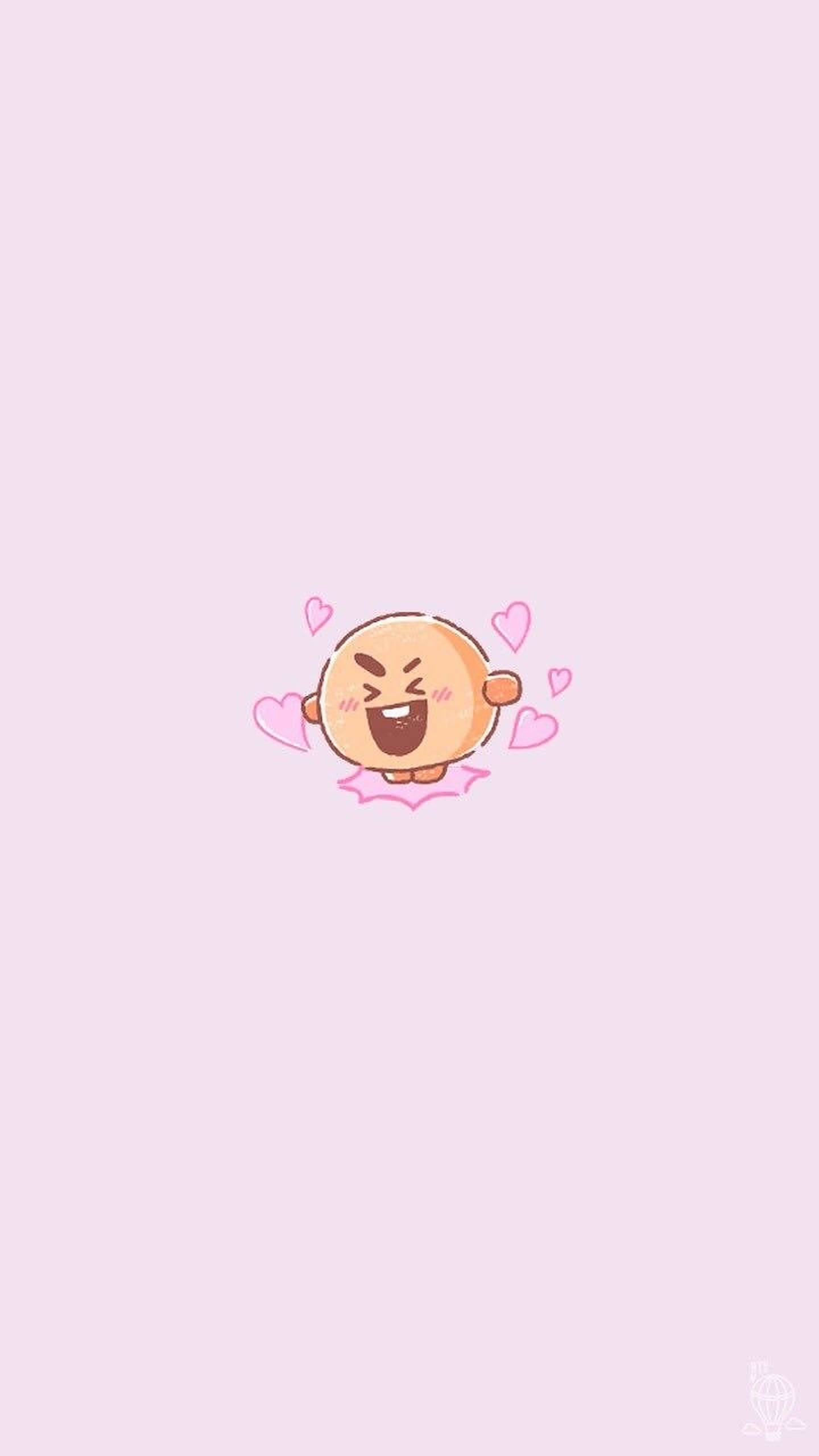 Shooky BT21 Poster Minimalist Picha ya Ukuta