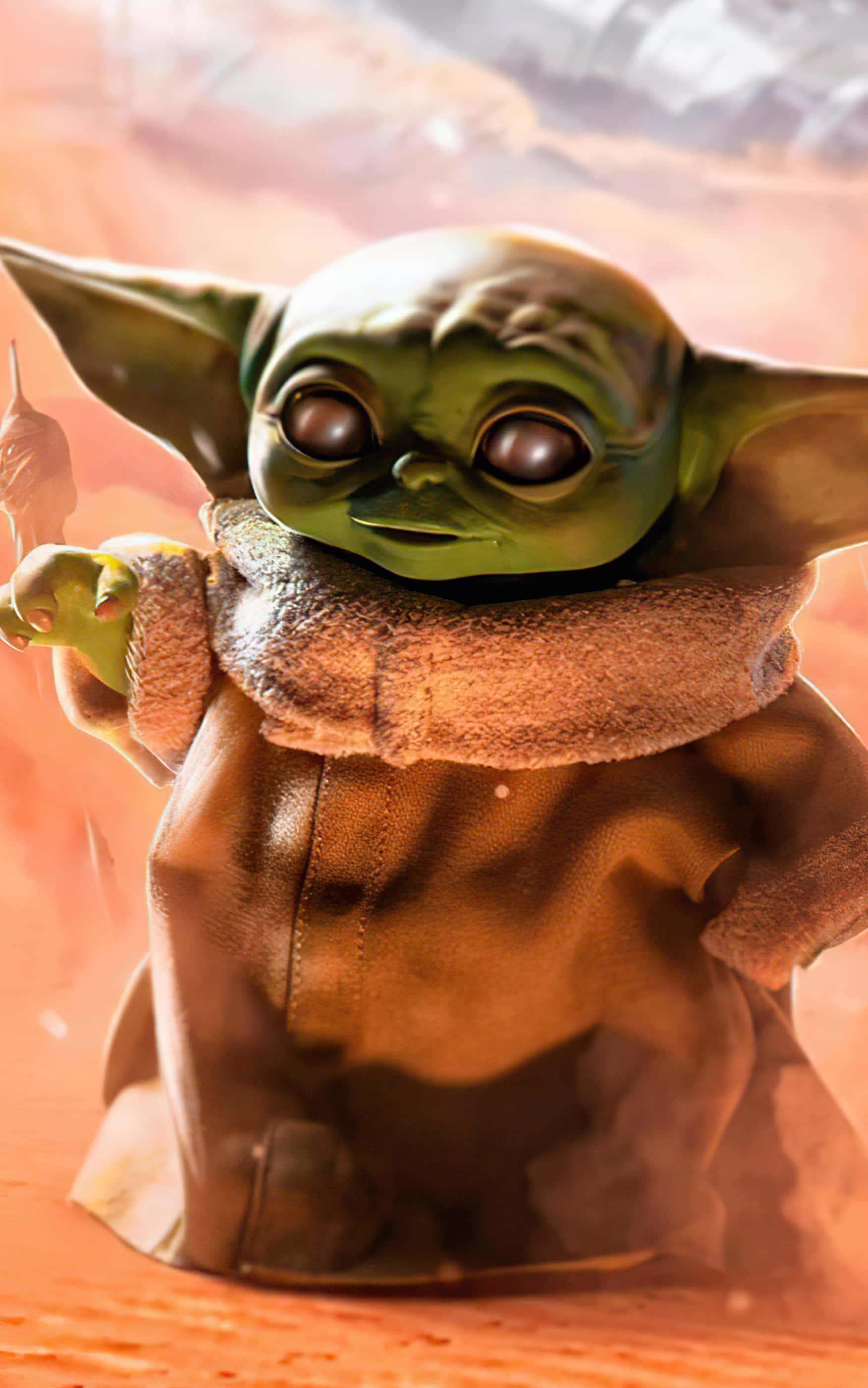 Show off your Star Wars fandom with this custom Baby Yoda phone case. Picha ya Ukuta