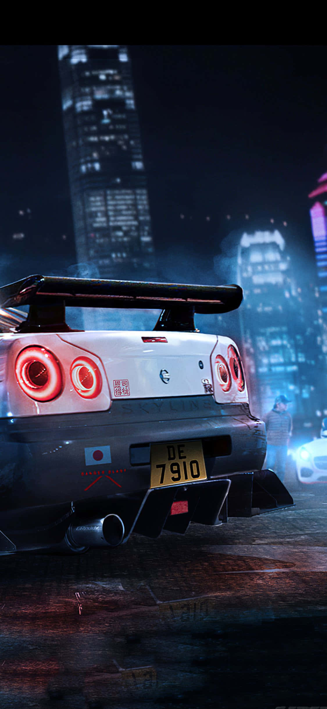 Show Off Your Style with the Nissan Skyline iPhone Picha ya Ukuta