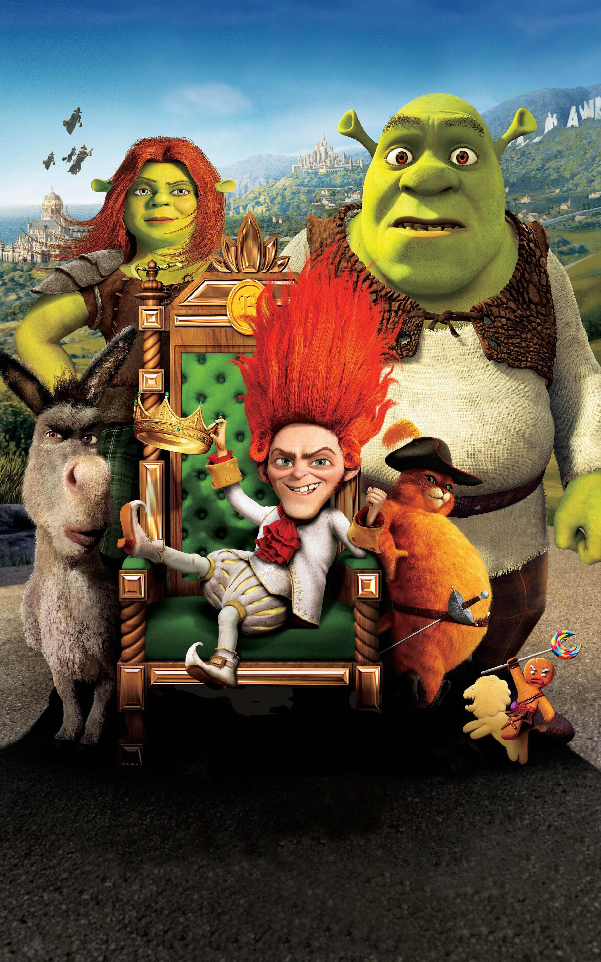 Shrek katika wakati wa mtafakari Picha ya Ukuta