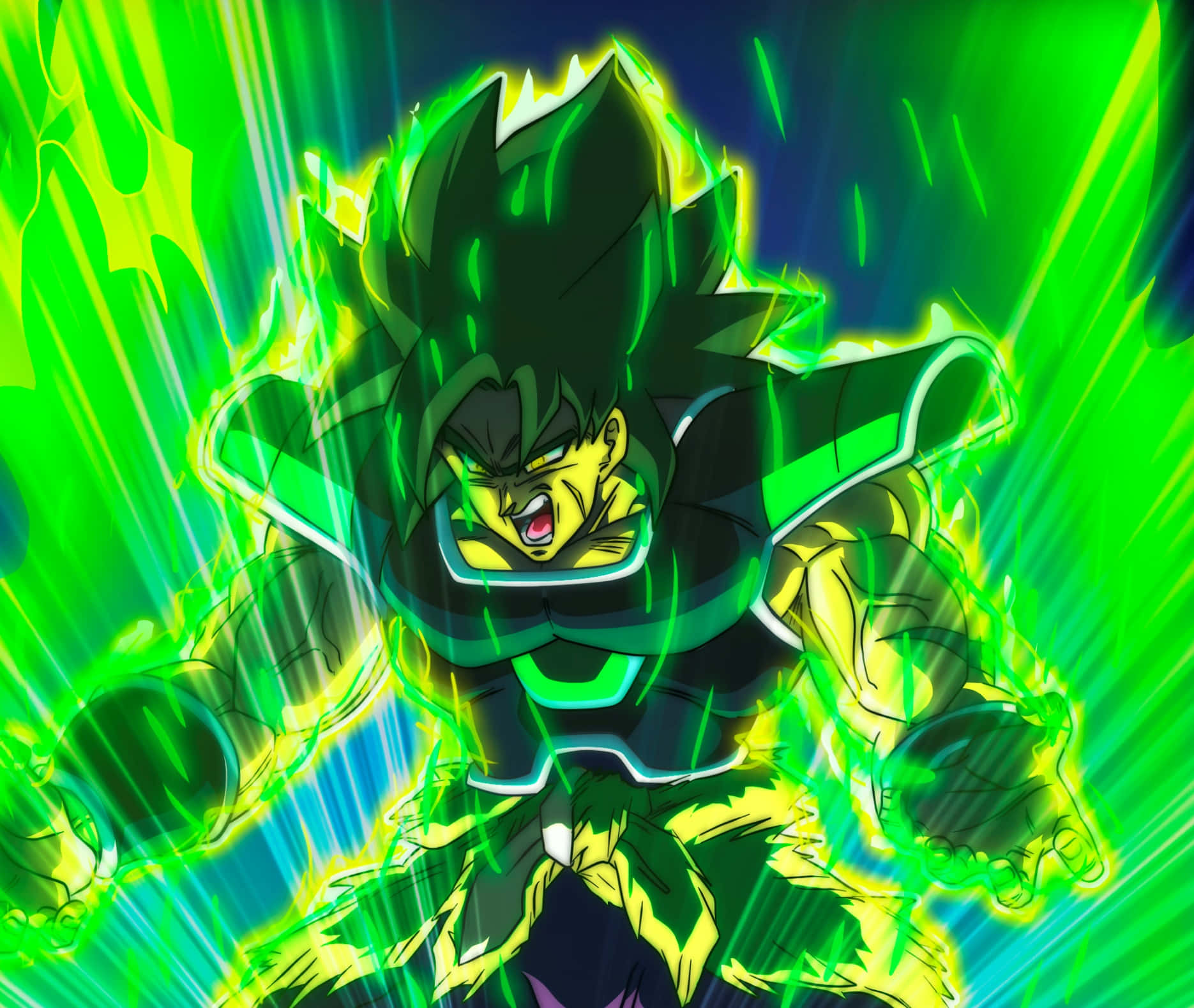 Shujaa Mwenye Nguvu Zaidi wa Kisaiyan katika Dragon Ball Super - Broly Picha ya Ukuta