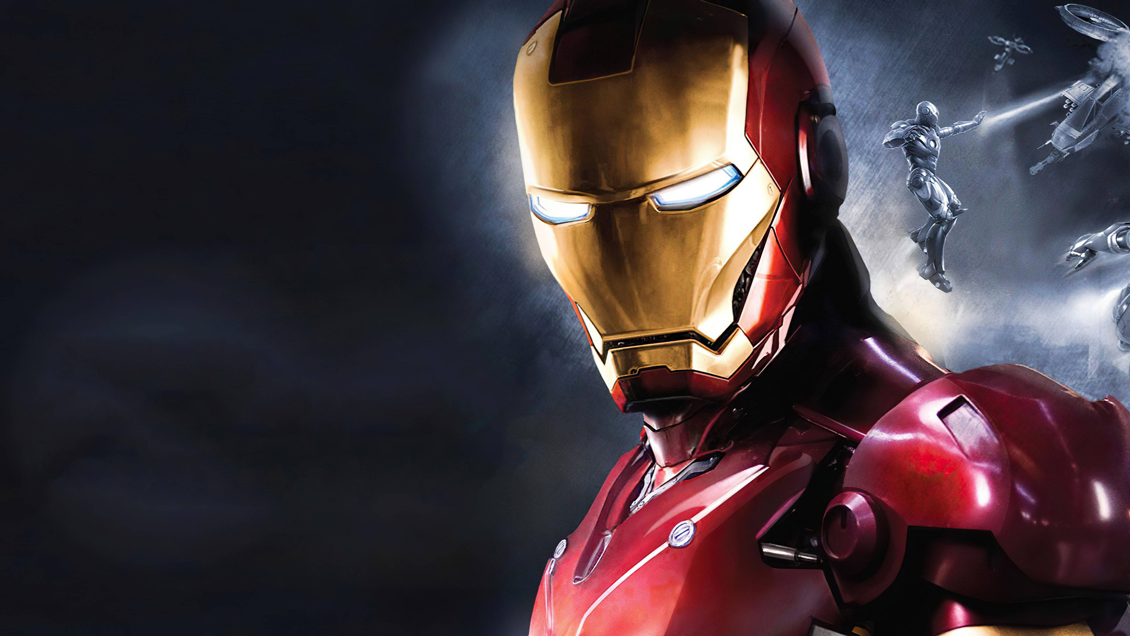 Shujaa wa Katuni wa Kitabu cha Vichekesho Iron Man Picha ya Ukuta