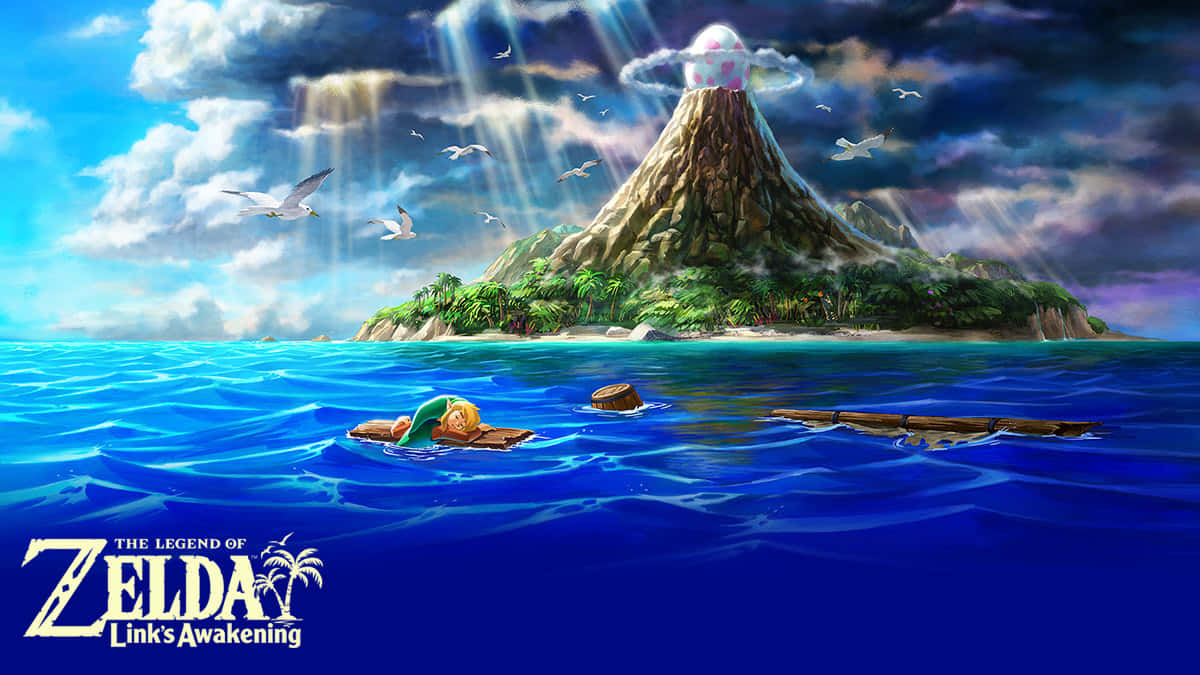 Shujaa wa Wakati, Link, katika Legend of Zelda Picha ya Ukuta
