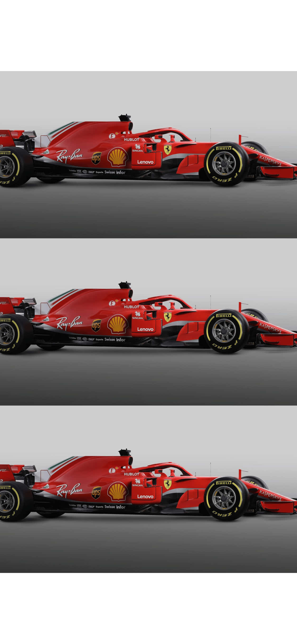 Side Profile Collage iPhone Xs F1 2018 Background Picha ya Ukuta