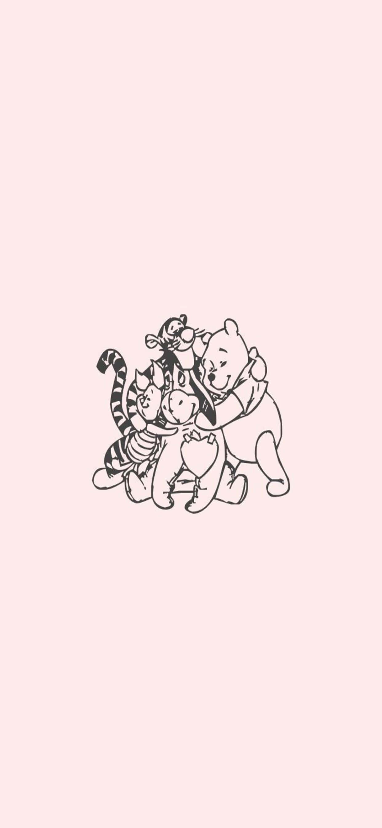 Rangi Nyororo za Disney kwenye iPhone Xs Max Picha ya Ukuta