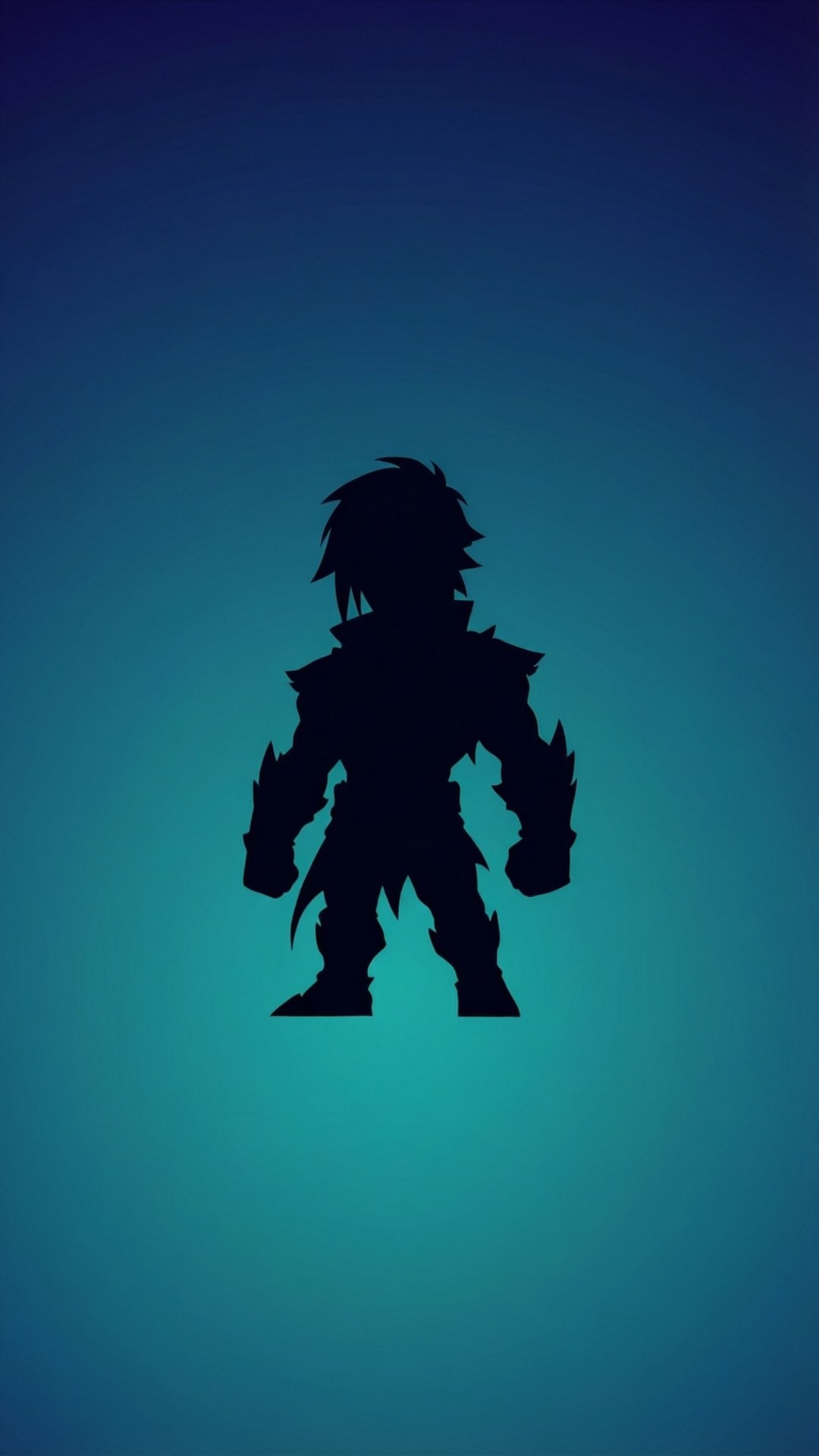 Silhouette Ndogo Picha ya Ukuta