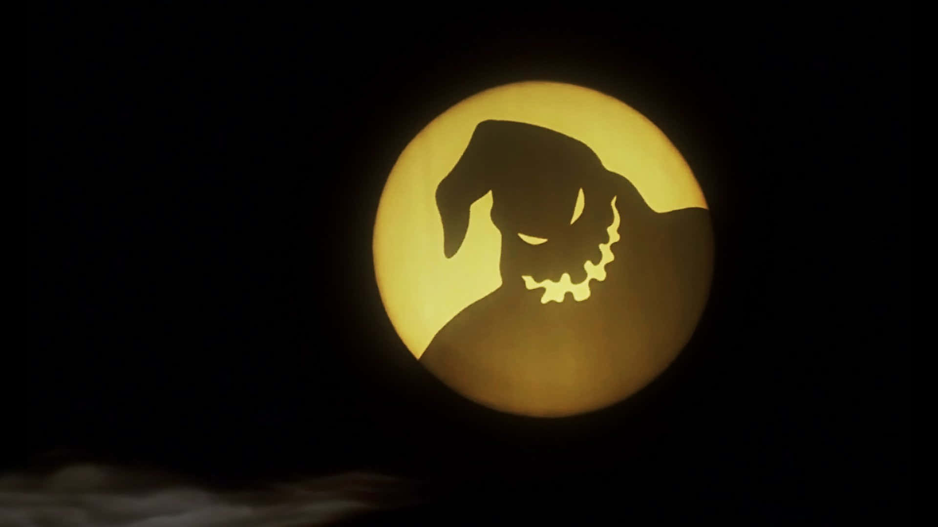 Silhouette ya Oogie Boogie Picha ya Ukuta