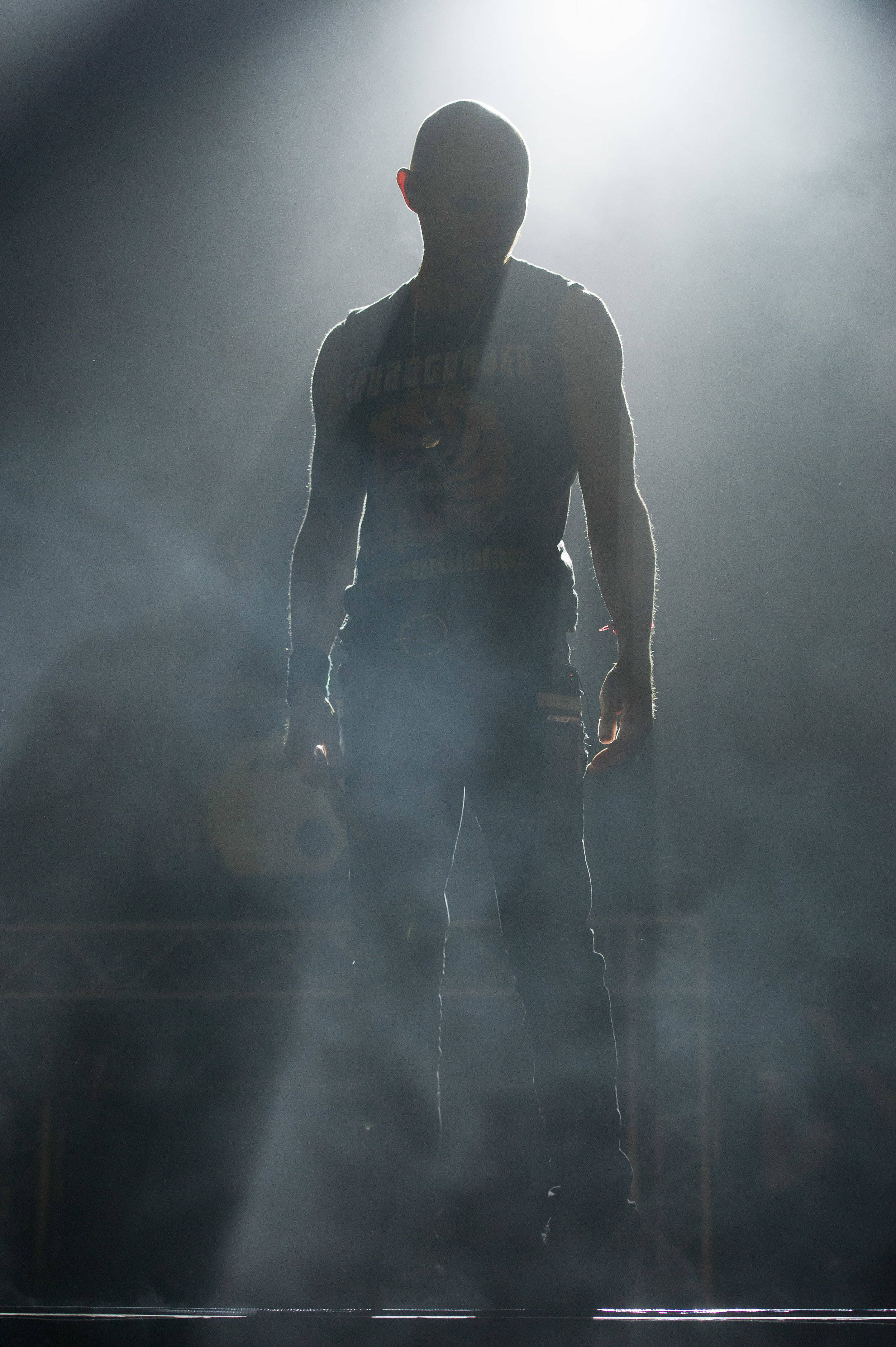 Silhouetted Luke Goss Picha ya Ukuta