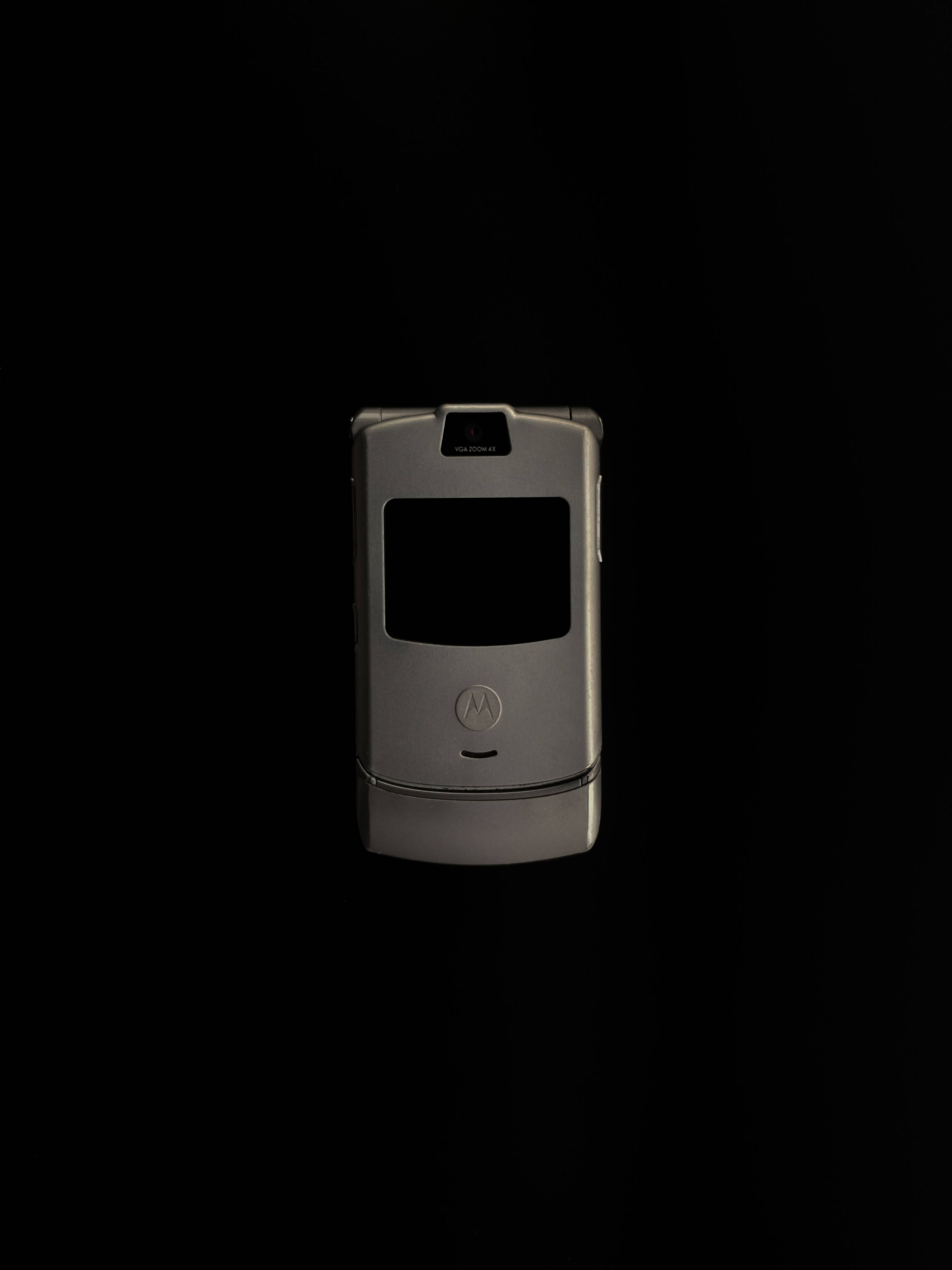 Silver Black Flip Motorola Picha ya Ukuta