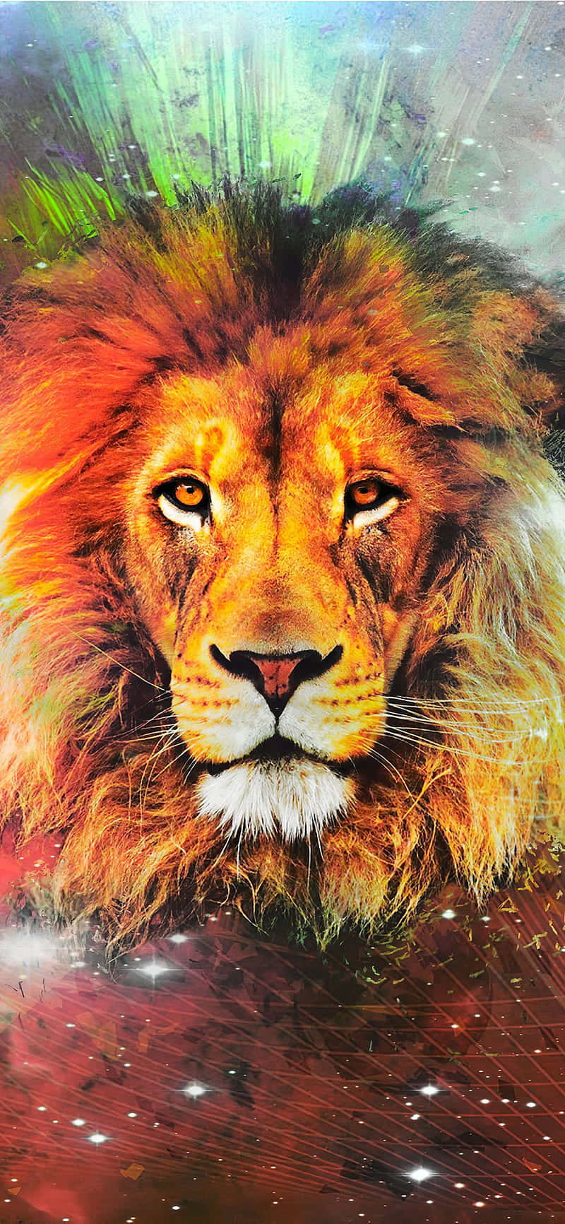 Simba Mkuu Kumnguruma Picha ya Ukuta