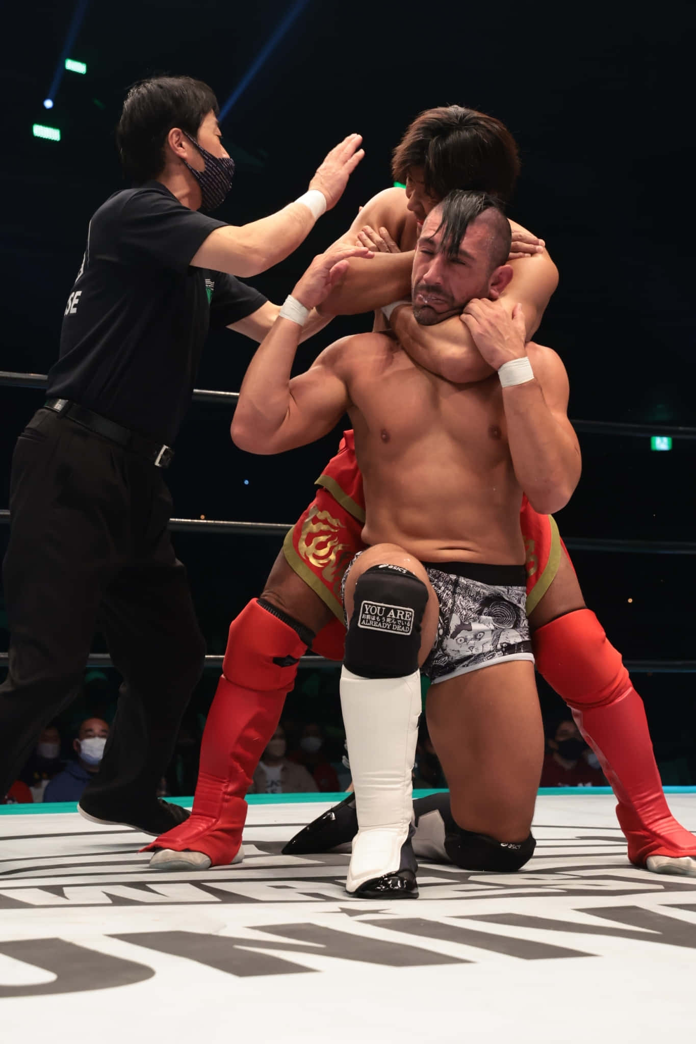 Simon Gotch Dhidi Masakatsu Funaki Mashindano ya Taifa V3 Picha ya Ukuta