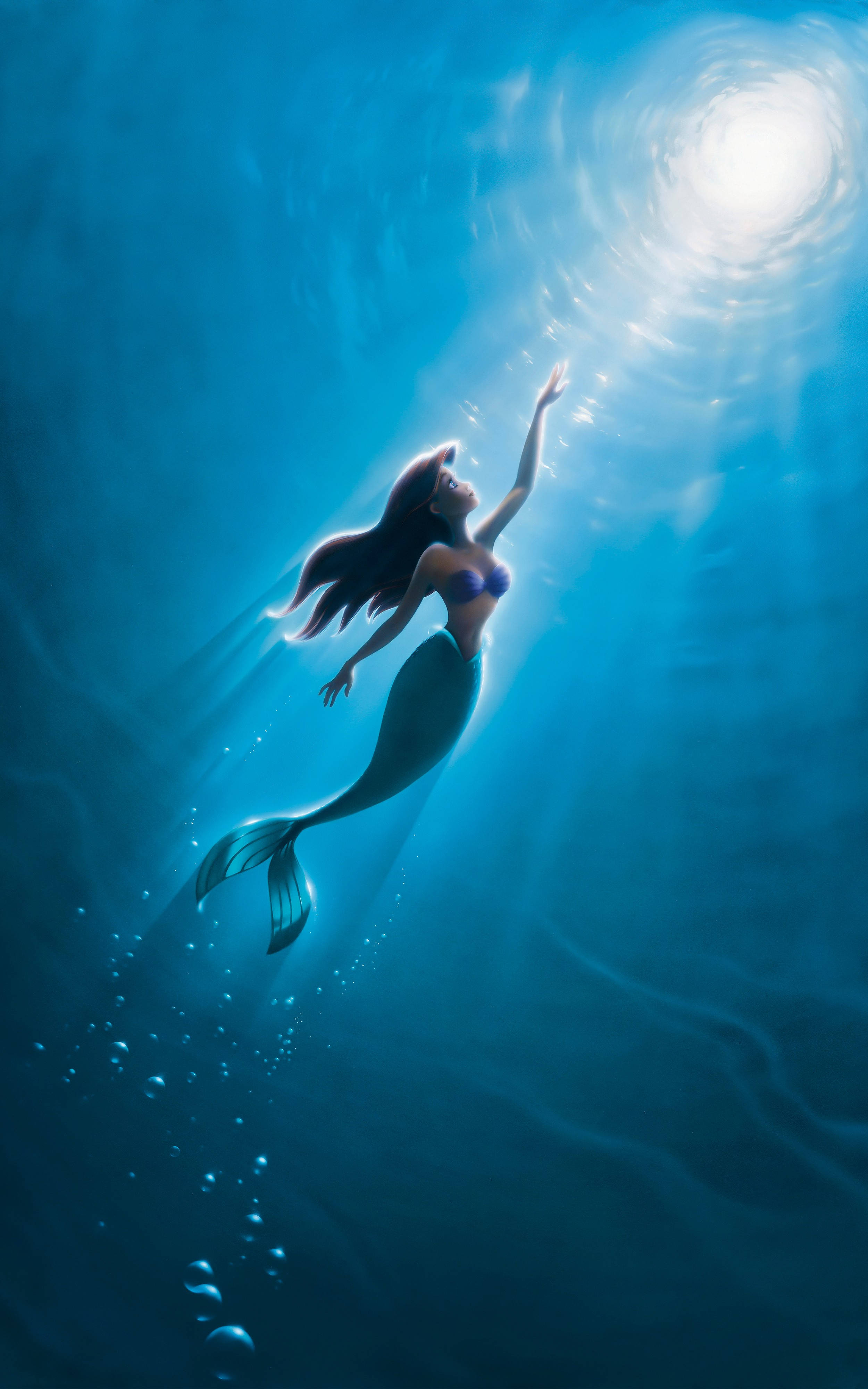 Simu The Little Mermaid Picha ya Ukuta