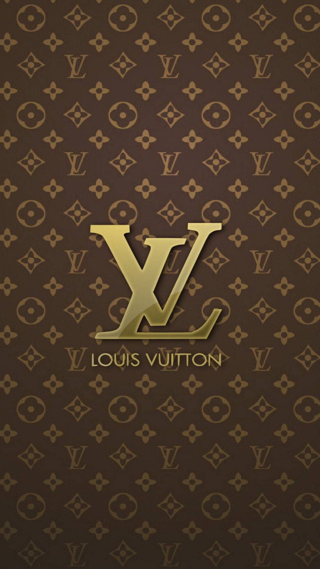 Simu ya Dhahabu ya Louis Vuitton Picha ya Ukuta