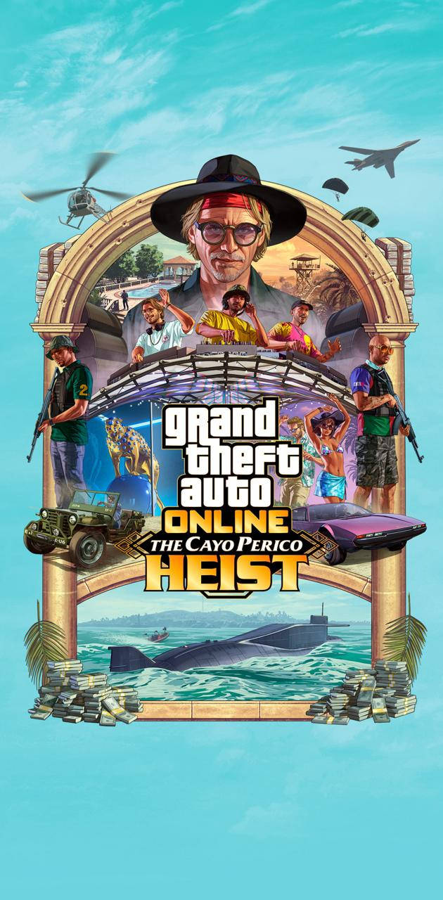 Simu ya Gta 5 Cayo Perico Heist Picha ya Ukuta