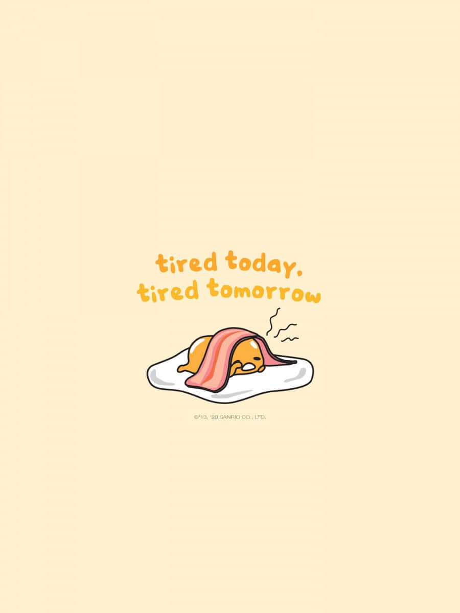 Simu ya Gudetama Picha ya Ukuta