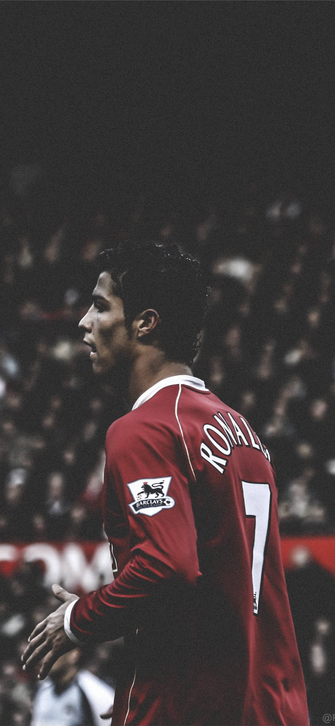 Simu ya iPhone ya Manchester United Cristiano Ronaldo Picha ya Ukuta