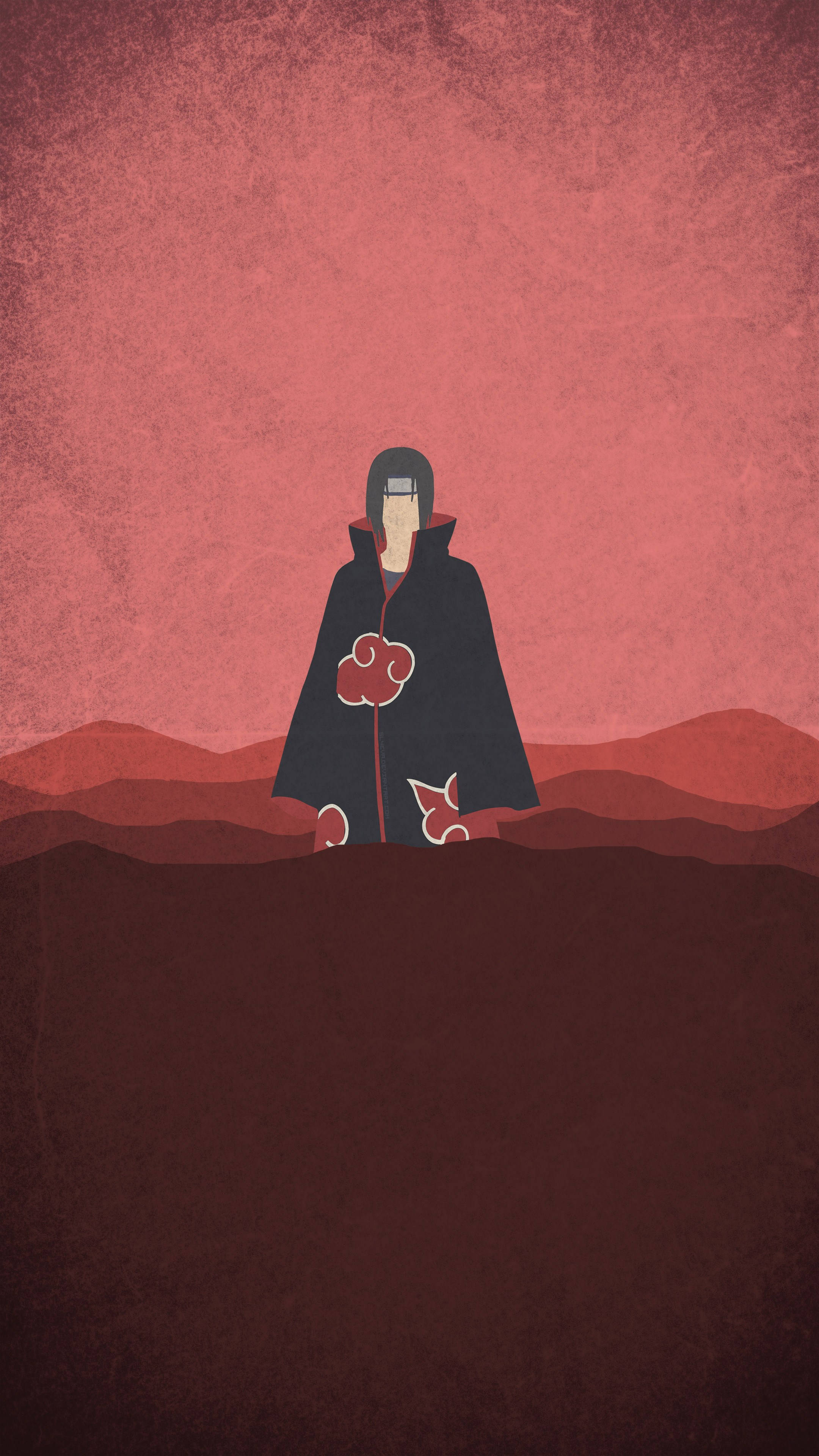 Simu ya Itachi Naruto Picha ya Ukuta