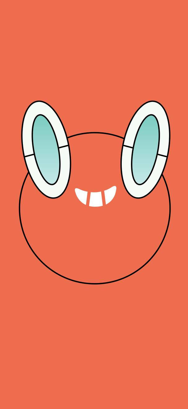 Simu ya Katuni ya Pokémon Rotom Picha ya Ukuta