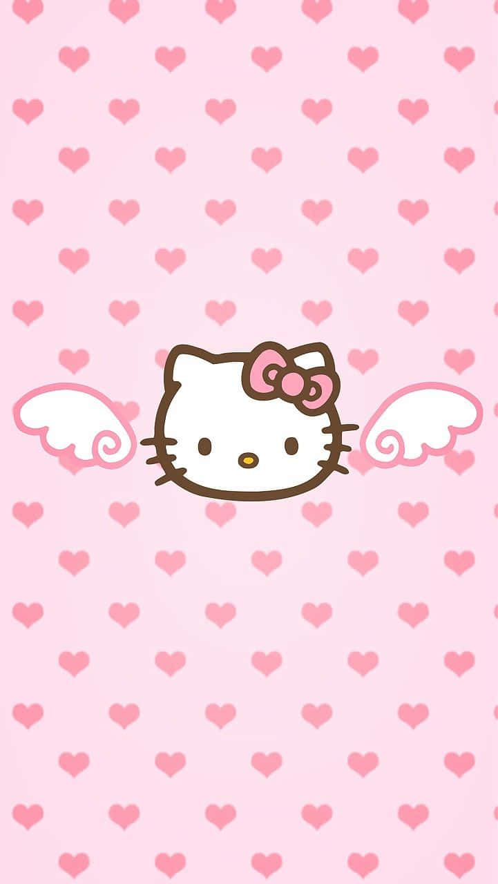 Simu ya kupendeza ya Sanrio Picha ya Ukuta