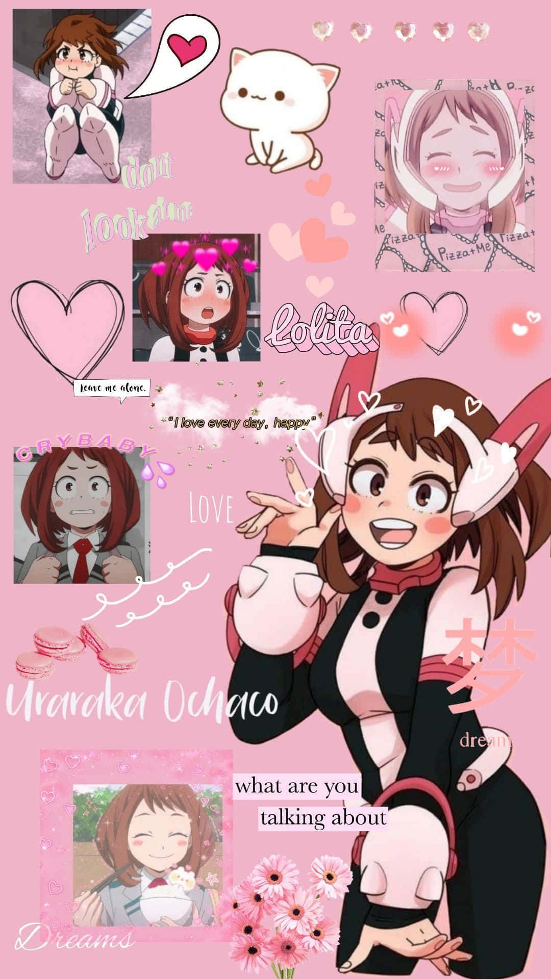 Simu ya Kupendeza ya Uraraka Aesthetic Picha ya Ukuta