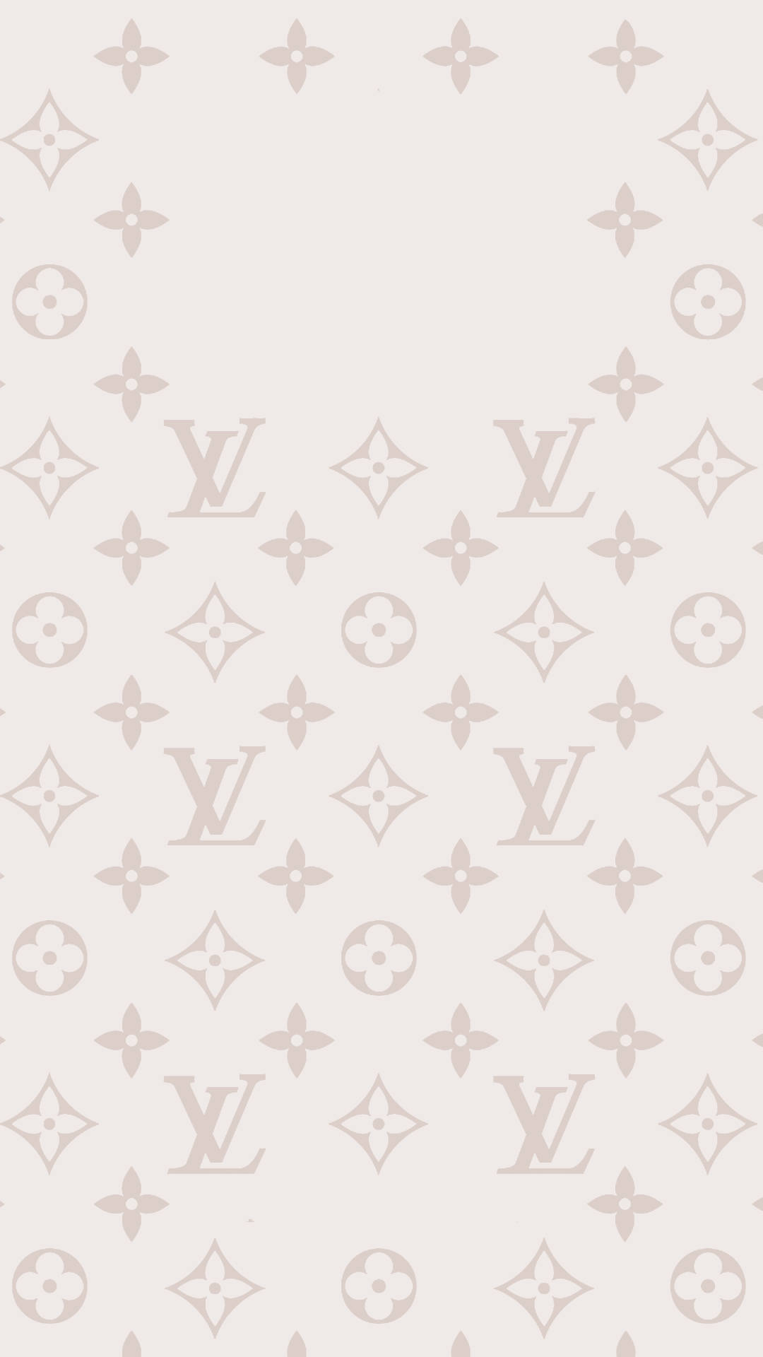 Simu ya Louis Vuitton yenye Rangi ya Beige Picha ya Ukuta