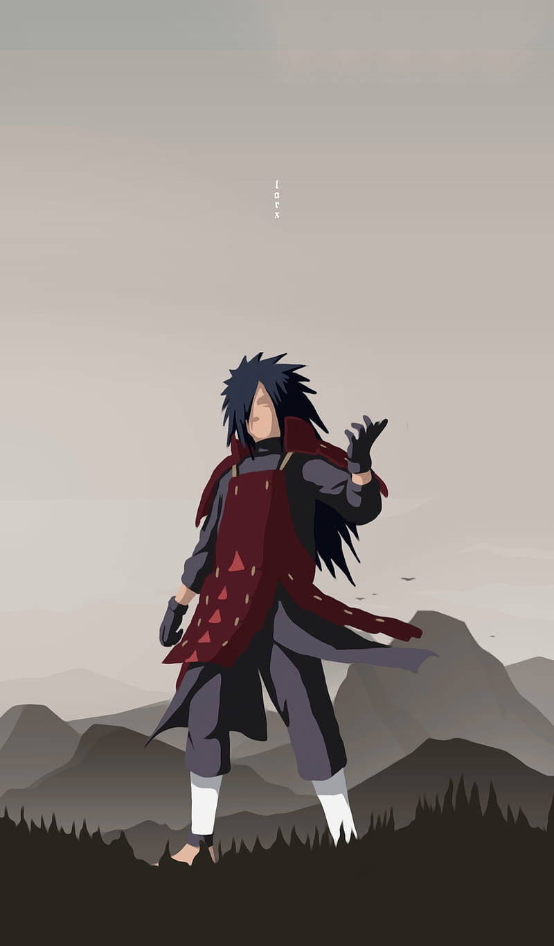 Simu ya Madara Uchiha ya Anime ya Kimaadili Picha ya Ukuta