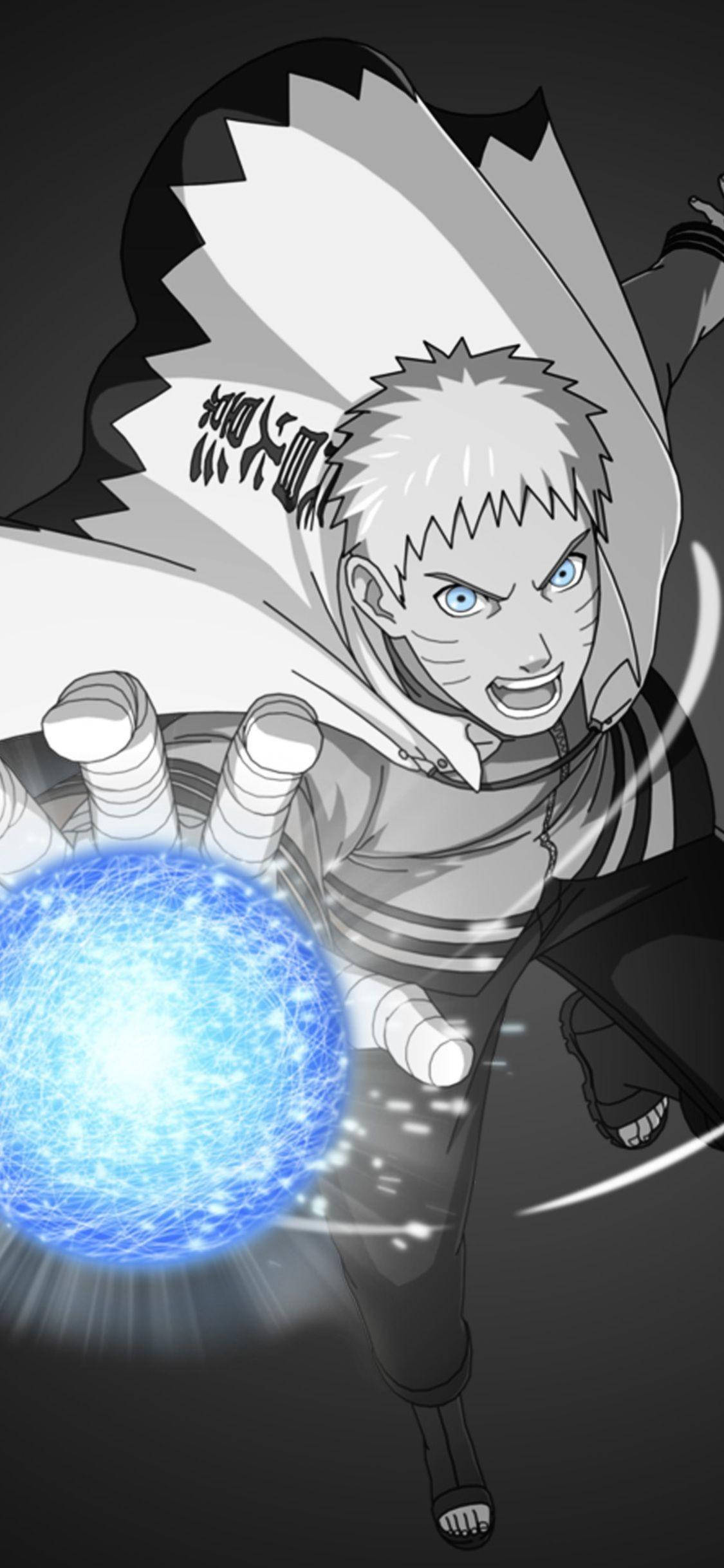 Simu ya Naroto Rasengan Picha ya Ukuta