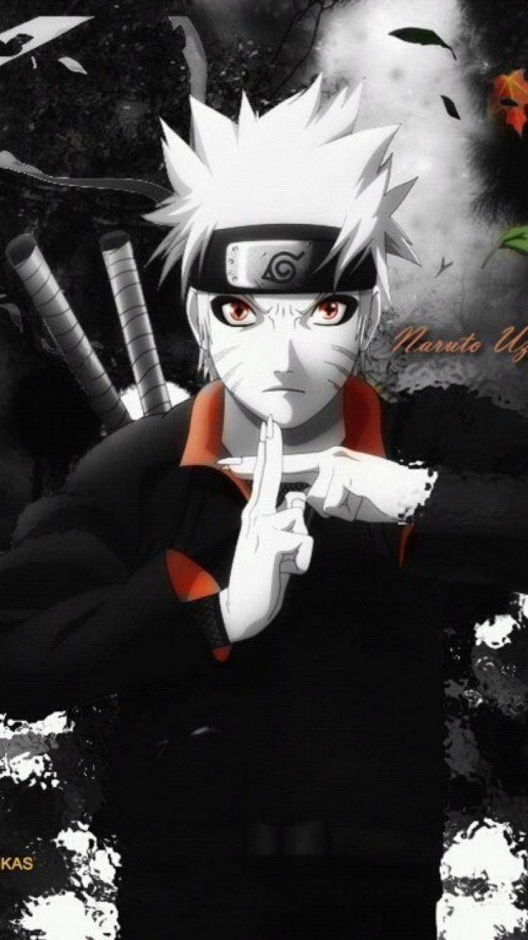 Simu ya Naruto akiwa katika Hali ya Hekima Picha ya Ukuta