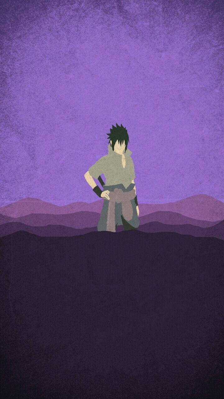 Simu ya Naruto ya Uchiha Sasuke Picha ya Ukuta