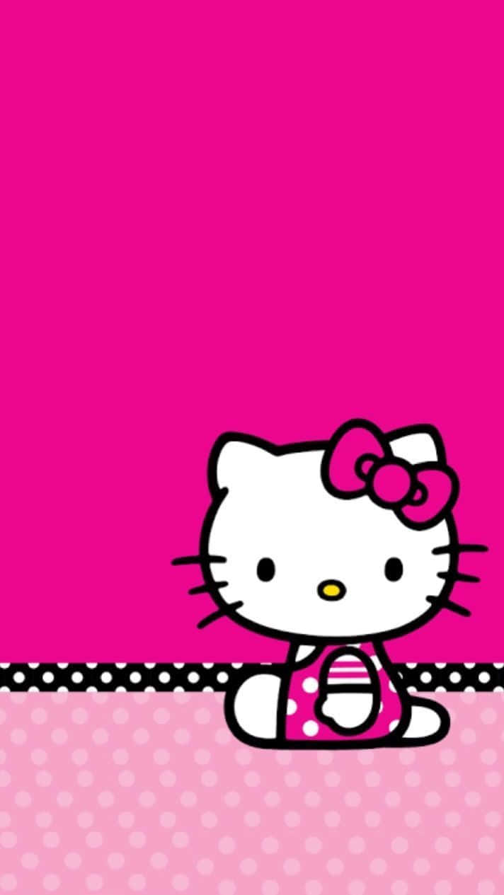 Simu ya Pinki ya Sanrio Picha ya Ukuta