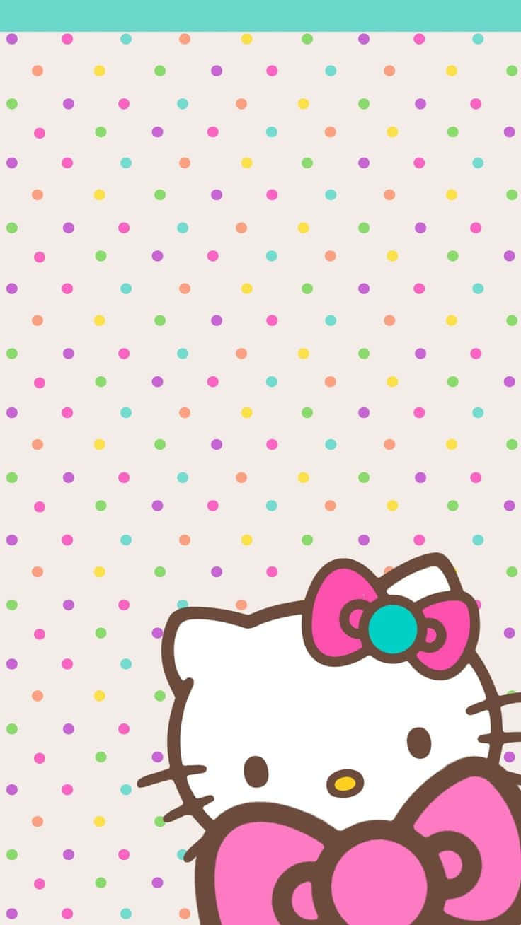 Simu ya Polkadot Sanrio Picha ya Ukuta