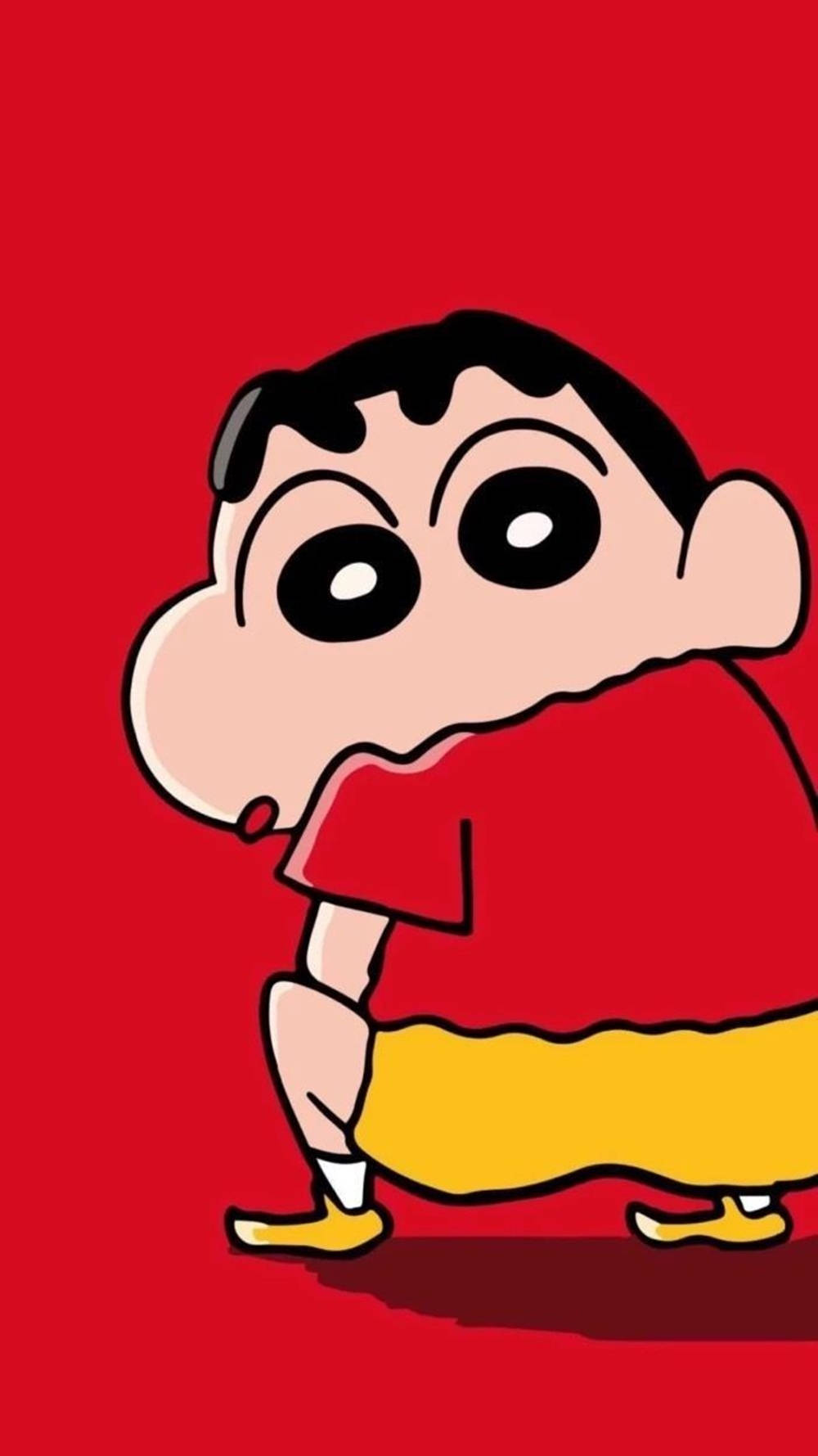 Simu ya Shin Chan kwa iPhone Picha ya Ukuta