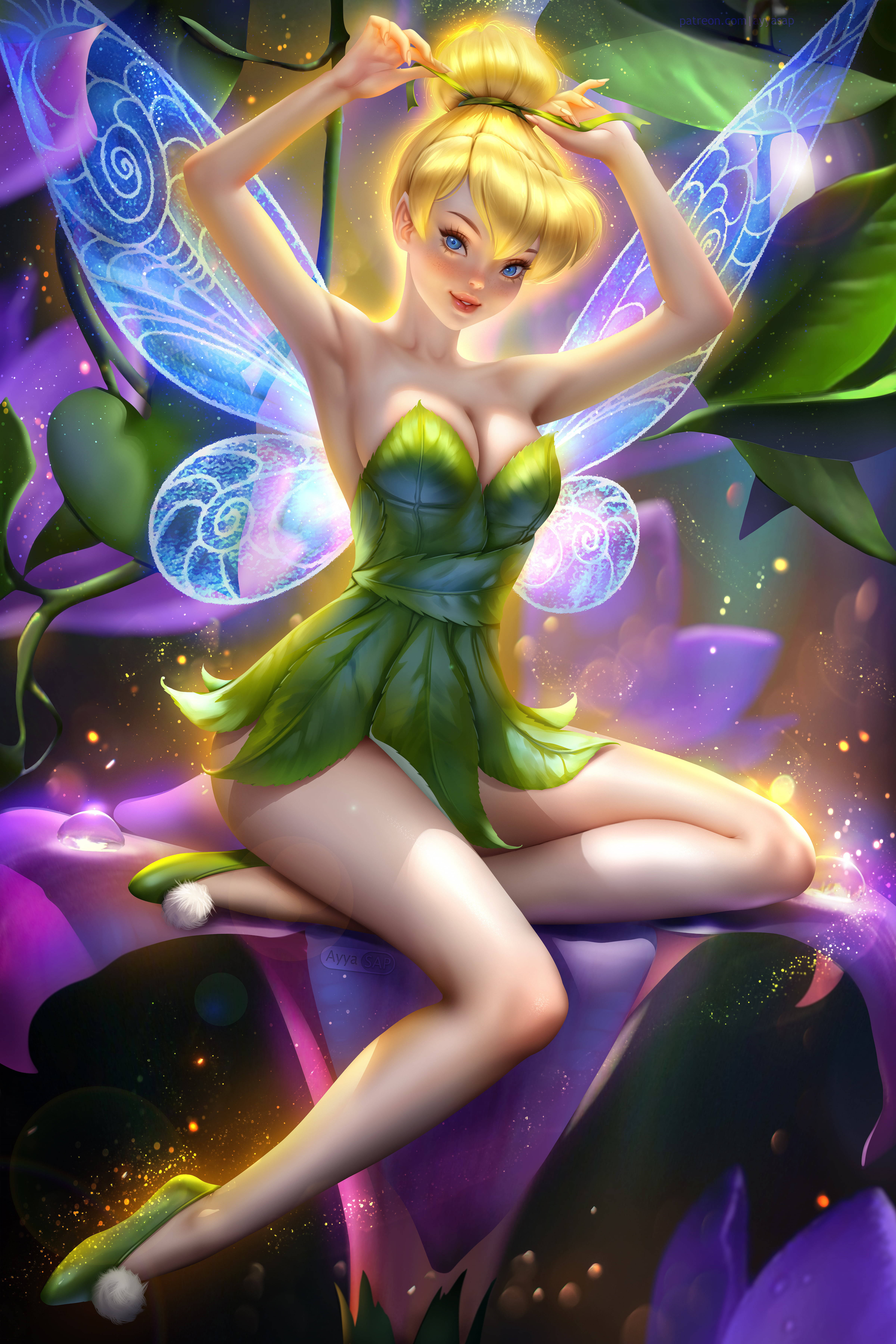 Simu ya Tinker Bell 8K Picha ya Ukuta