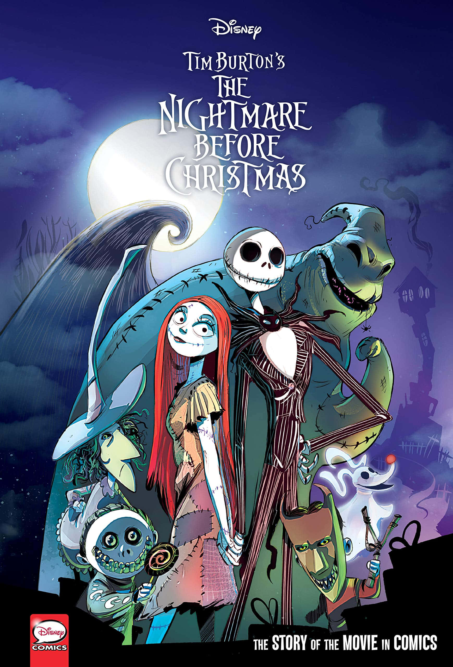 Siri ya Jack Skellington ya Kukaribisha Welecome Yako kwa Mji wa Halloween Picha ya Ukuta