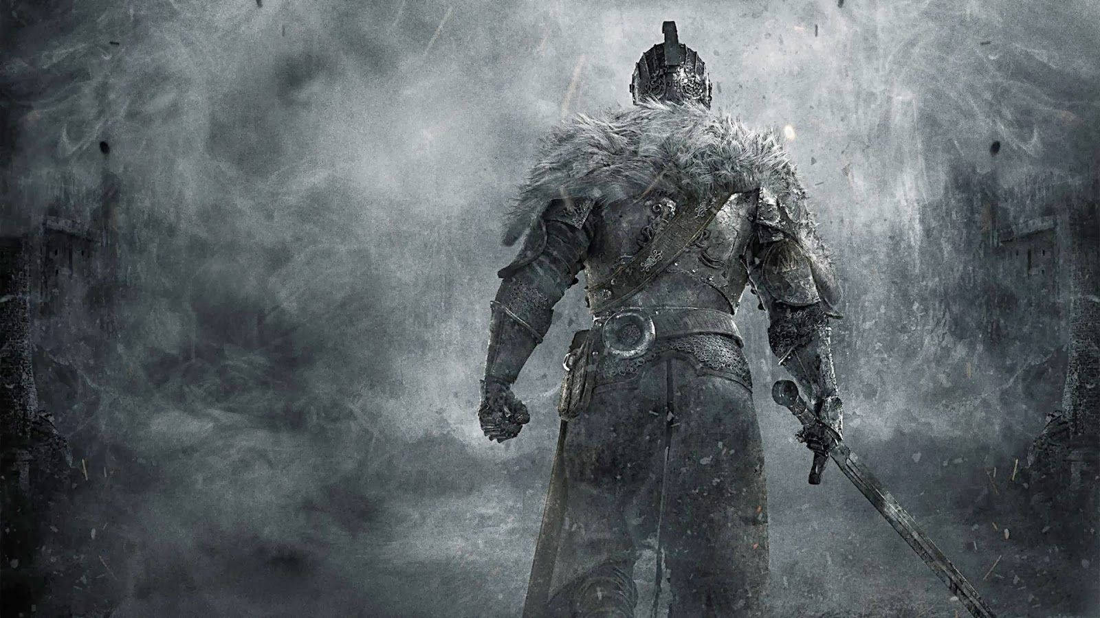 Siri ya Mchezo wa Video wa Dark Souls II Picha ya Ukuta