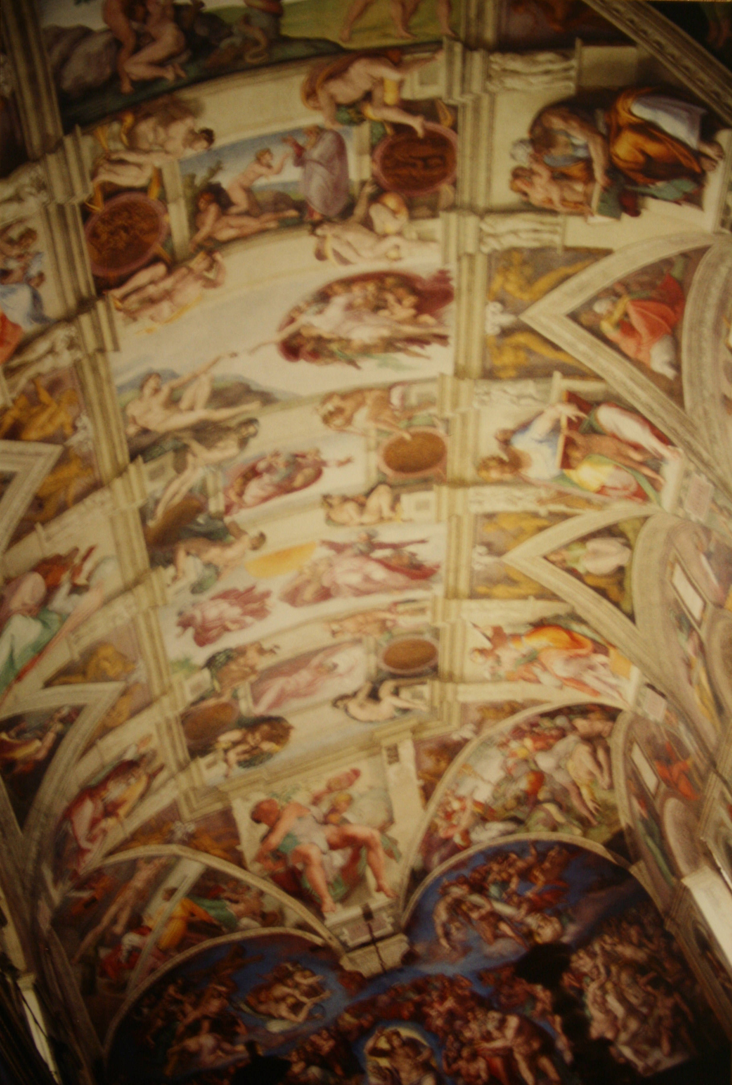 Sistine Chapel Natural Light Picha ya Ukuta
