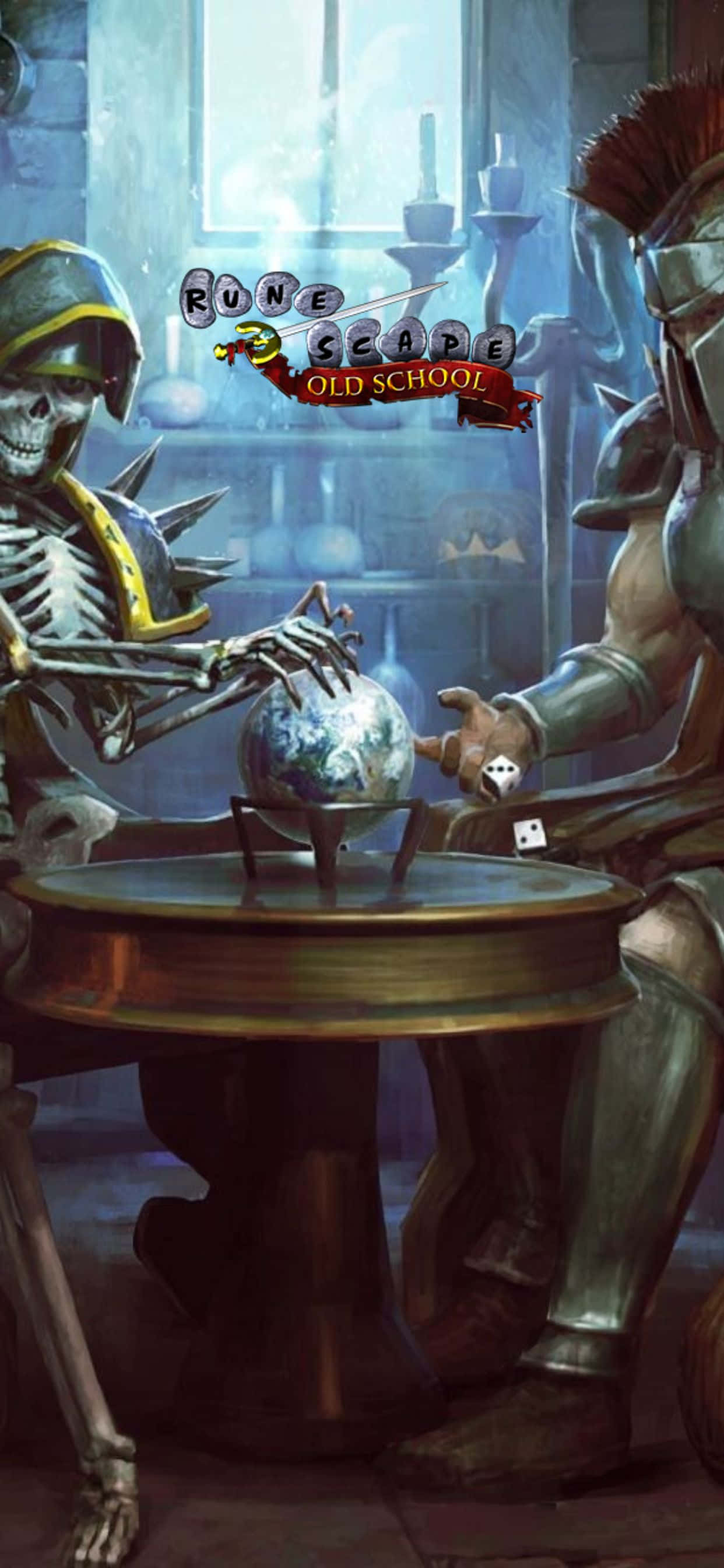 Skeleton Warrior iPhone Xs Max Runescape Oldschool Background Picha ya Ukuta