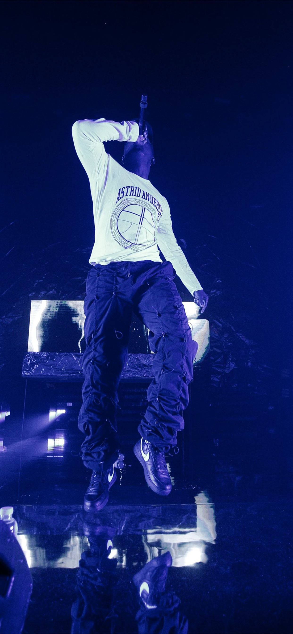 Skepta's Kikonsati ya Bluu ya Mwanga Picha ya Ukuta
