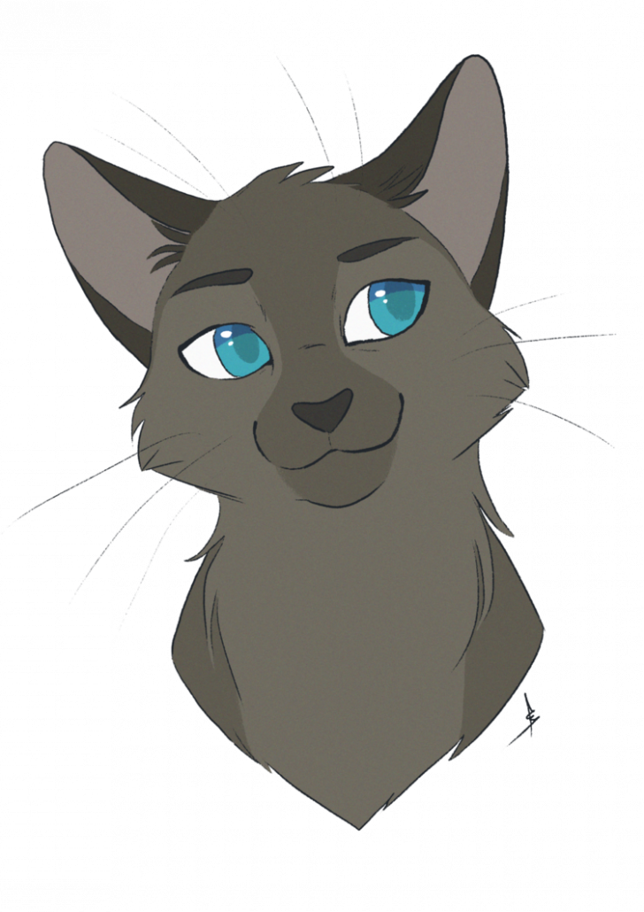 Sketch ya Kitu Mwenye Macho ya Bluu Animated.PNG Picha ya Ukuta